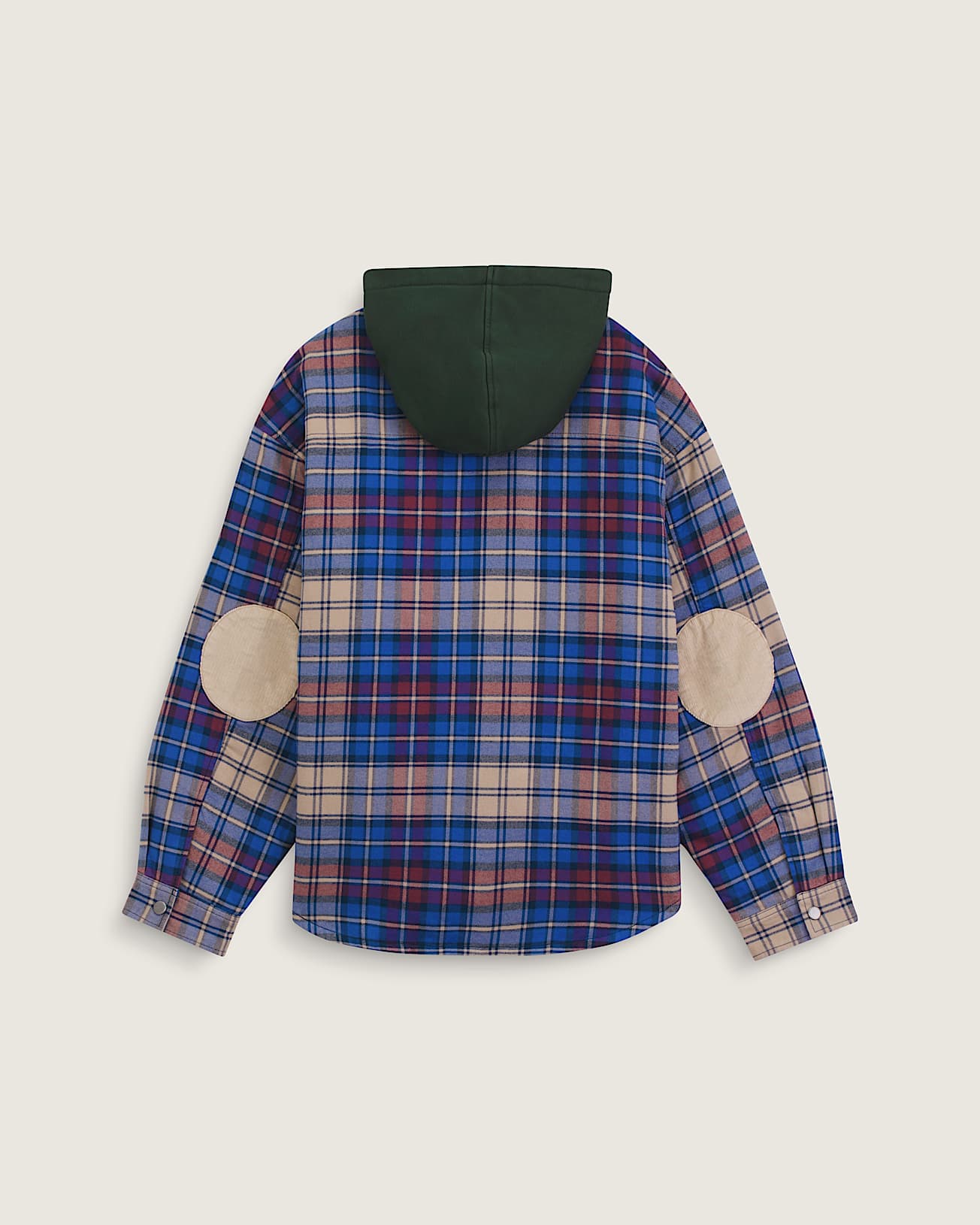 VANSZA Flannel Hoodie VANS Blue ALT1