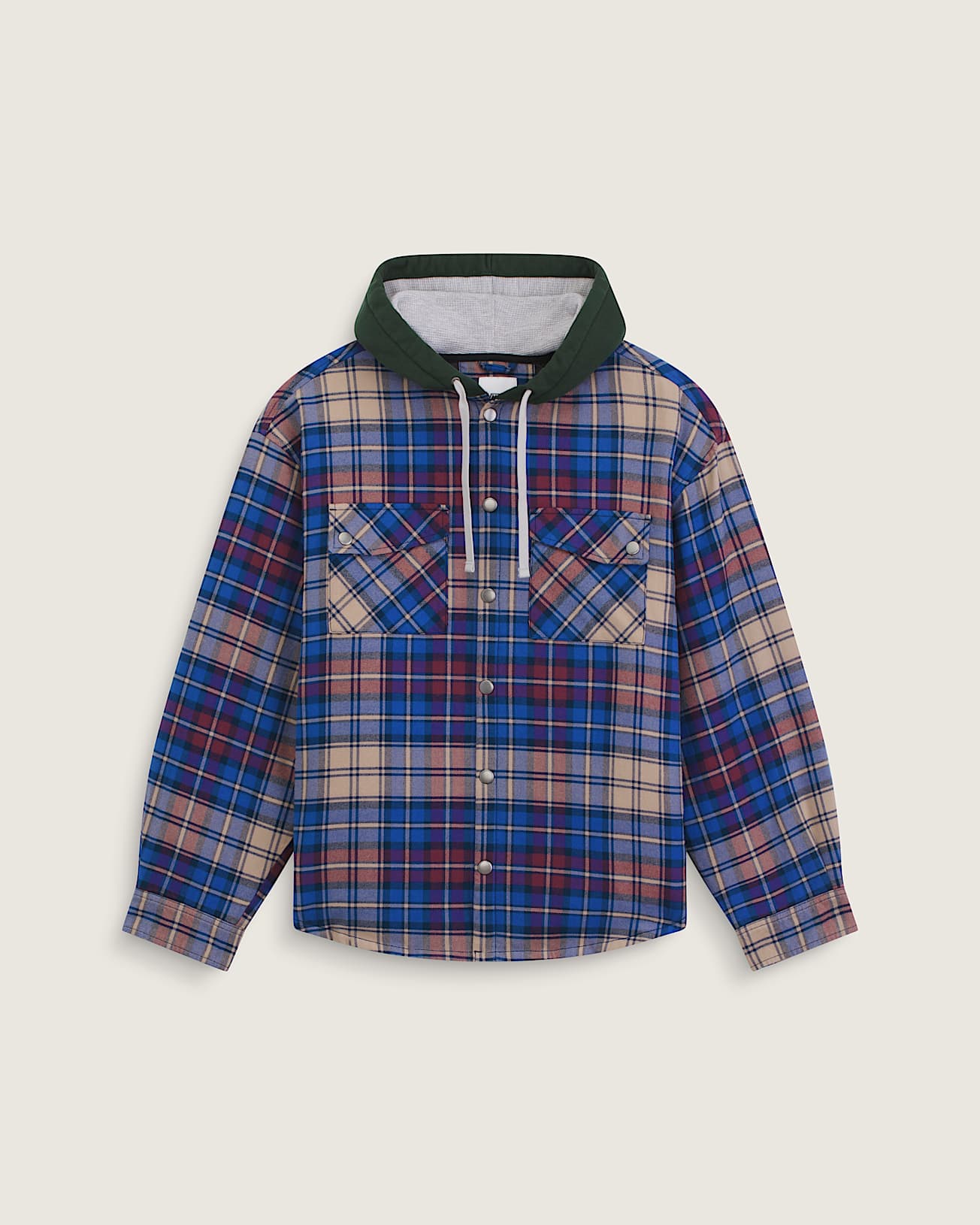 VANSZA Flannel Hoodie VANS Blue HERO