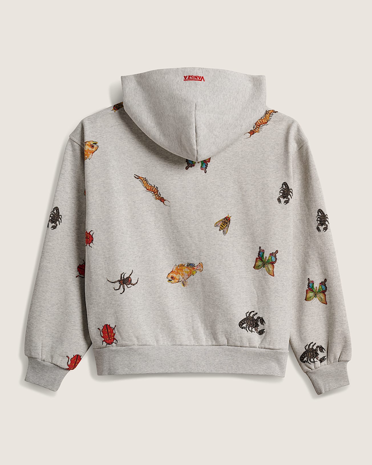 Felpa con cappuccio VANSZA Bug Out VANS Grigio ALT1