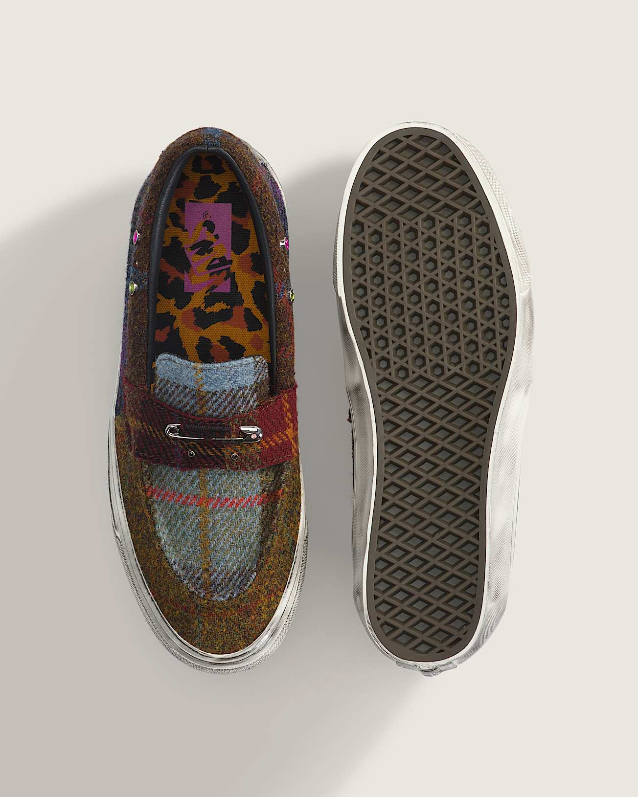 Chaussures Premium Loafer 53 Harris Tweed VANS Multicolour ALT4