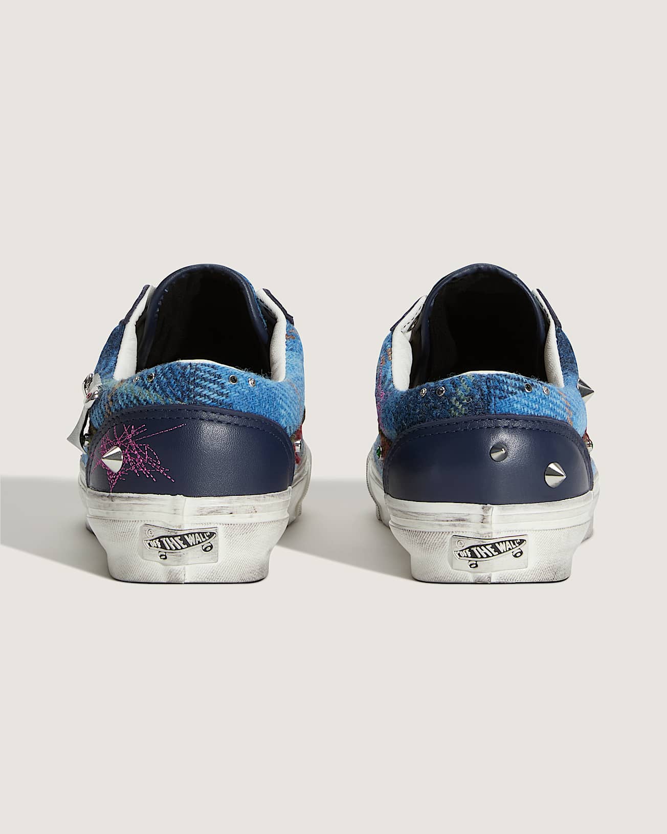 Chaussures Premium Old Skool 36 Harris Tweed VANS Bleu ALT6