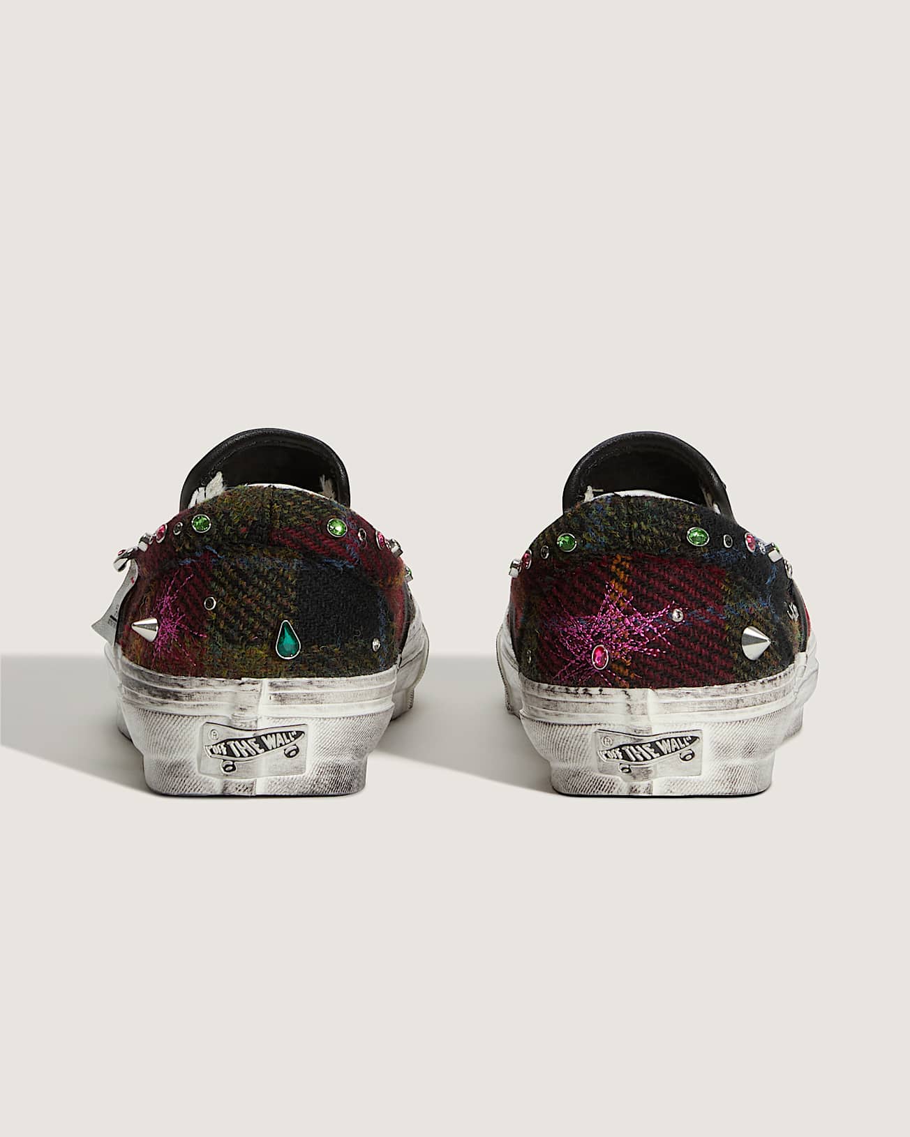 Chaussures en tweed Premium Classic Harris SlipOn VANS RougeOrange ALT5