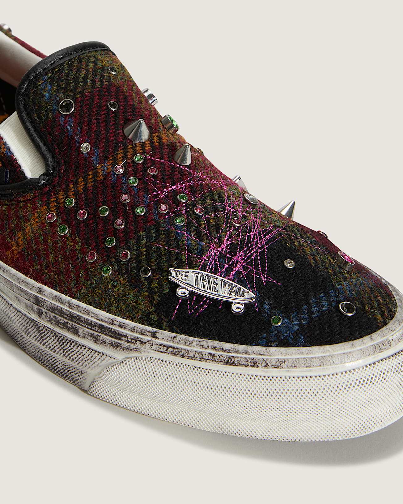 Chaussures en tweed Premium Classic Harris SlipOn VANS RougeOrange ALT8