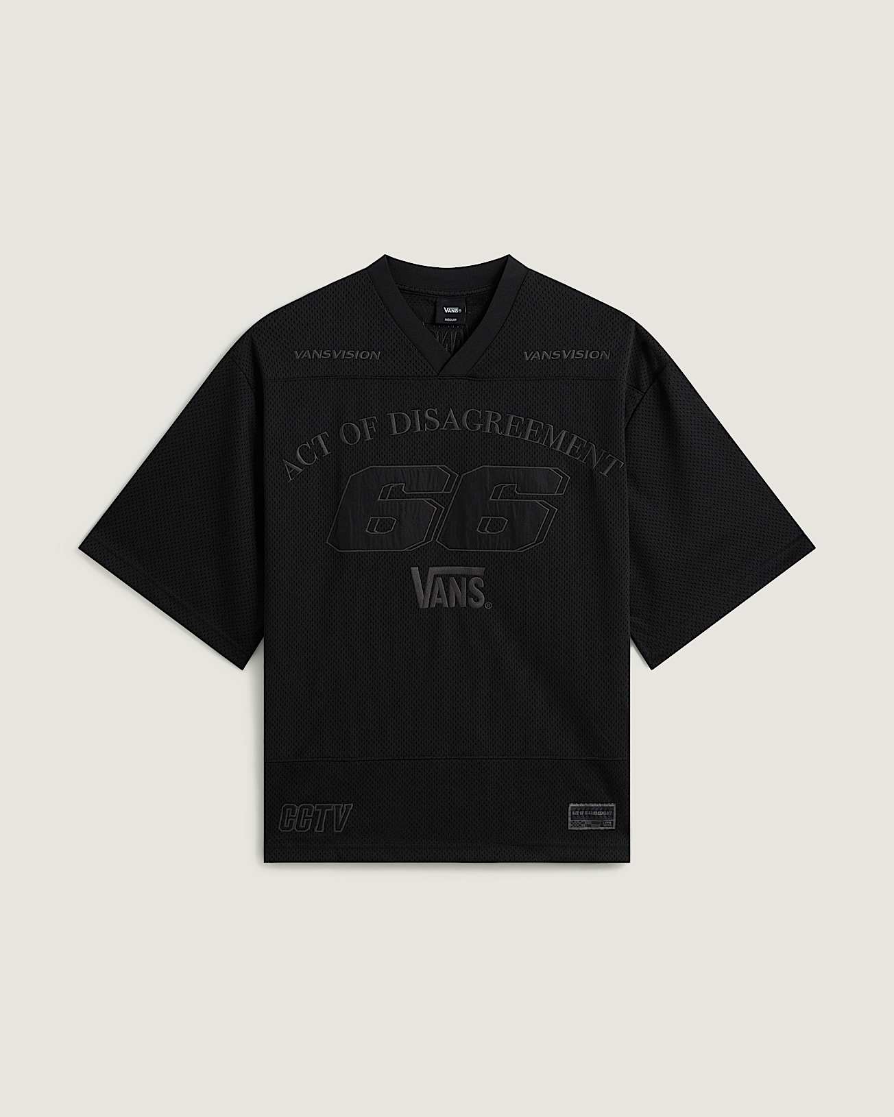 AOD by Slam Jam Mesh TShirt VANS Black ALT1