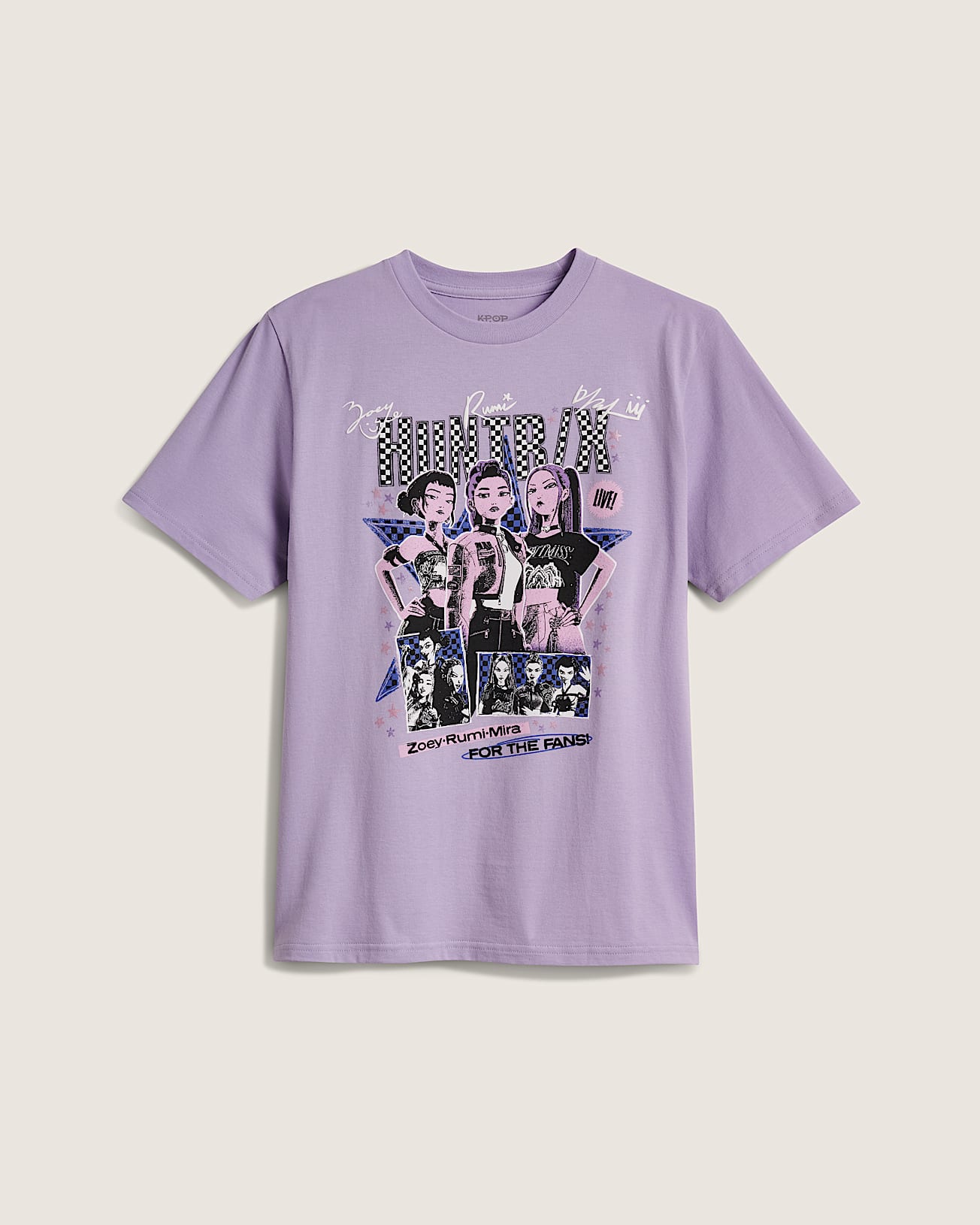 Tshirt KPop Demon Hunters x Vans For The Fans Enfant VANS Lilas hero