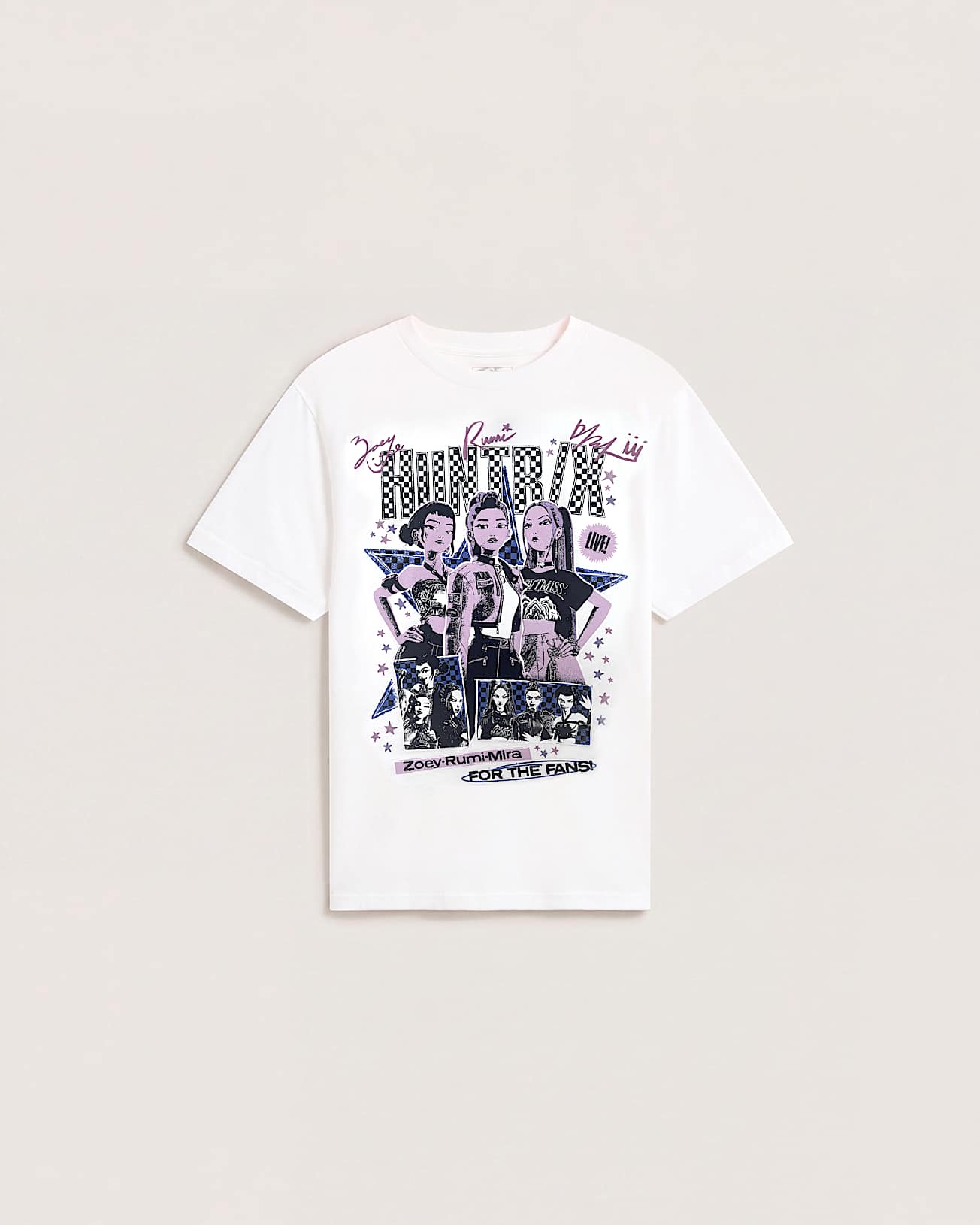 Tshirt KPop Demon Hunters x Vans For The Fans Enfant VANS Blanc hero