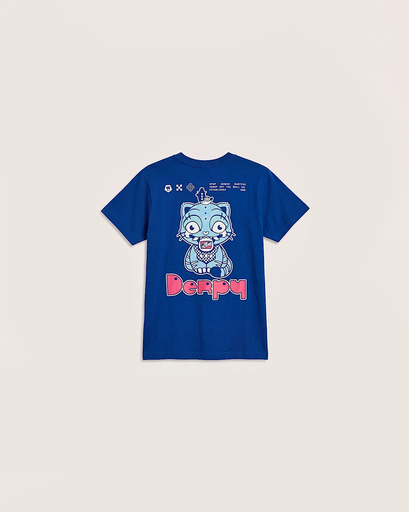 Tshirt KPop Demon Hunters x Vans Derpy Petits VANS Bleu hero