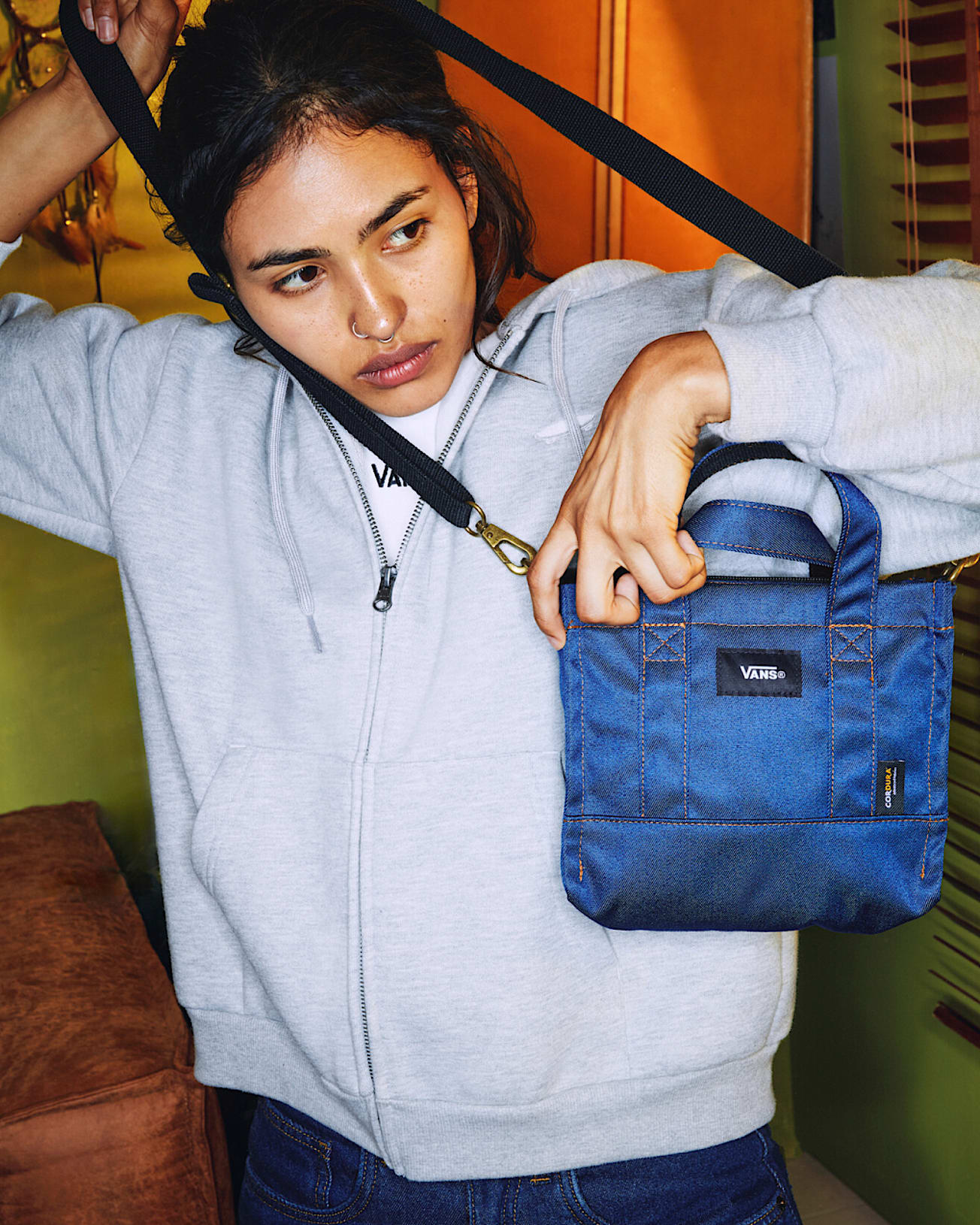 Lil Pergs ShopperTasche VANS Blau ALT2