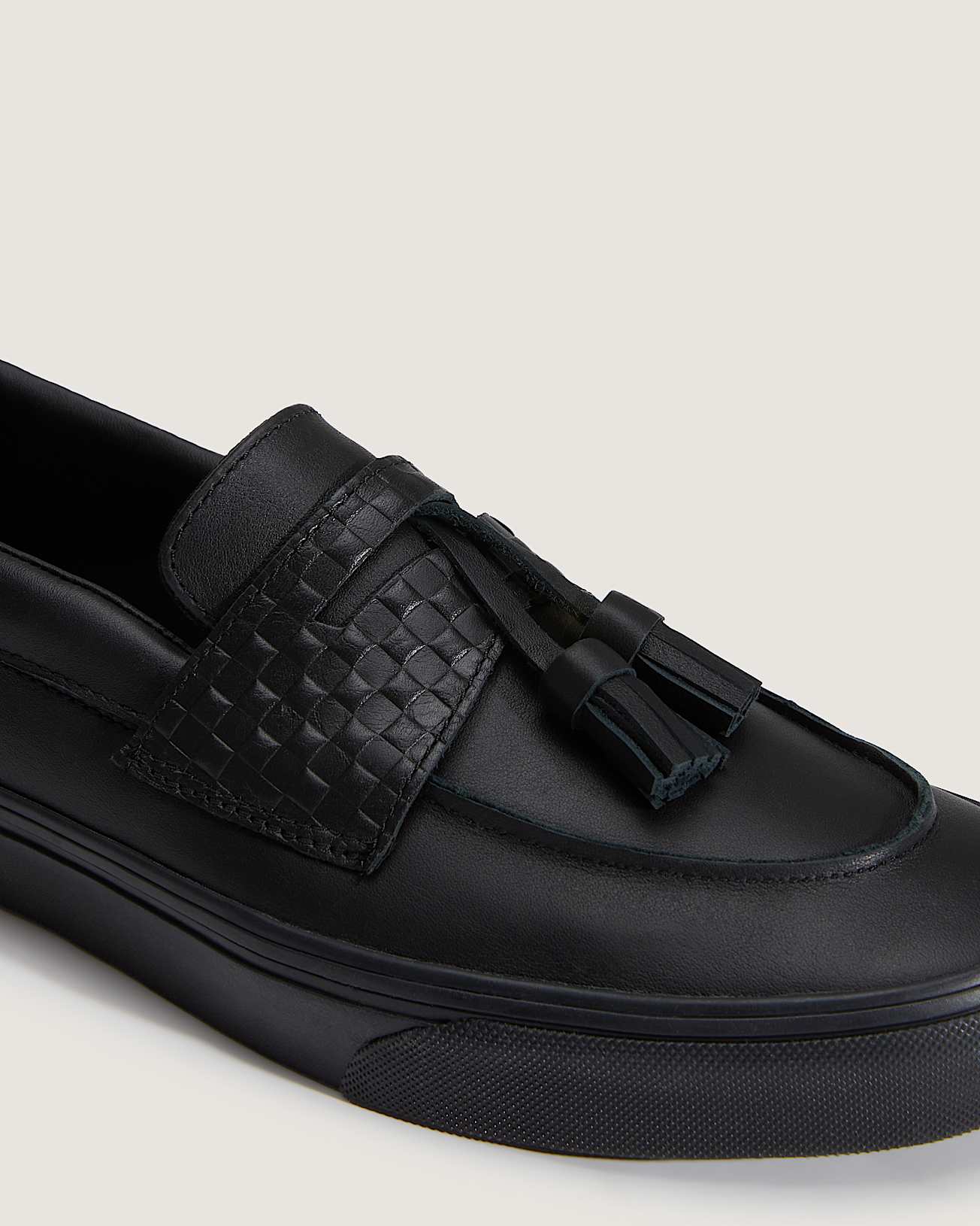 Skate Loafer Schuhe VANS Schwarz ALT6