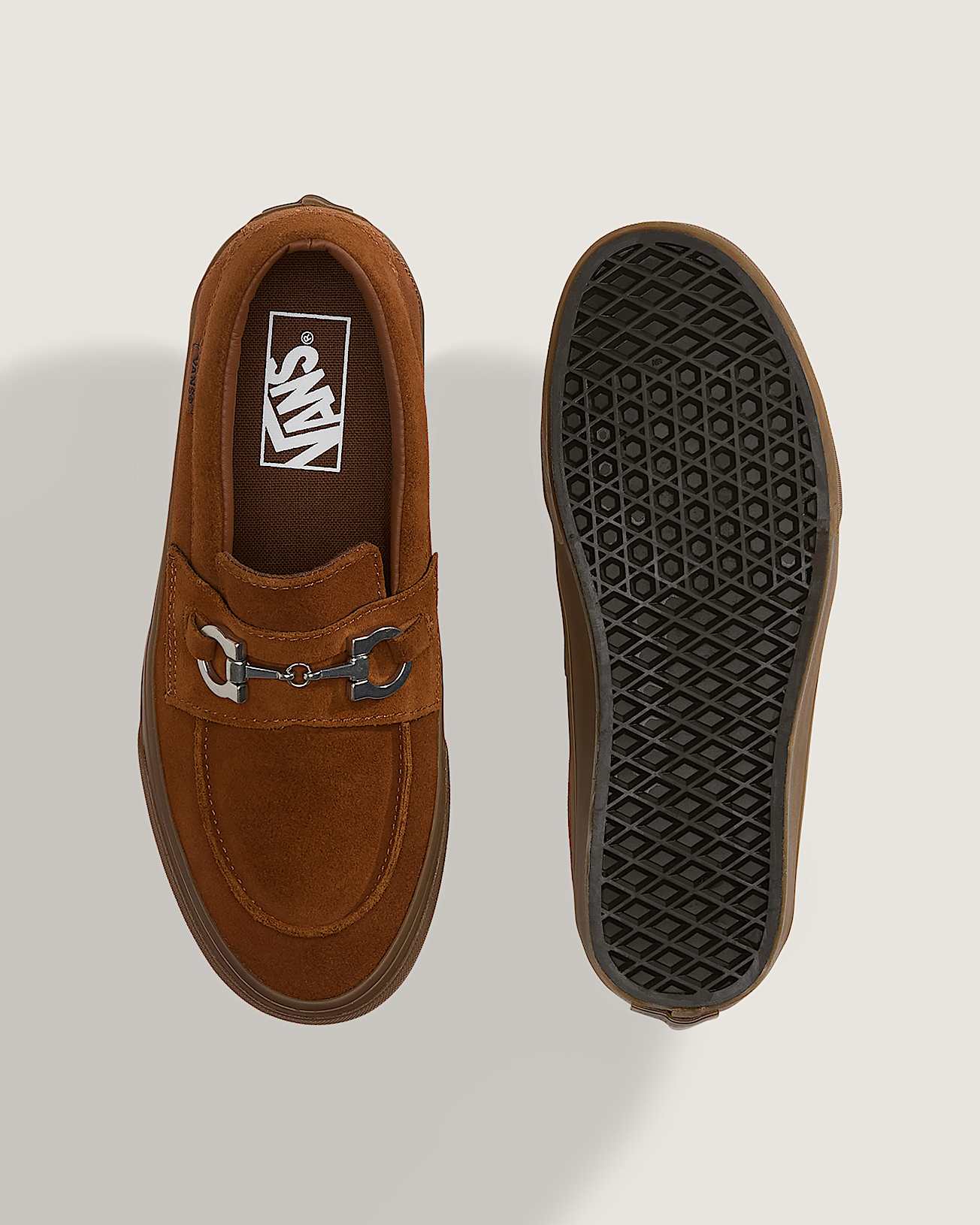 Skate Loafer Schuhe VANS Braun ALT4