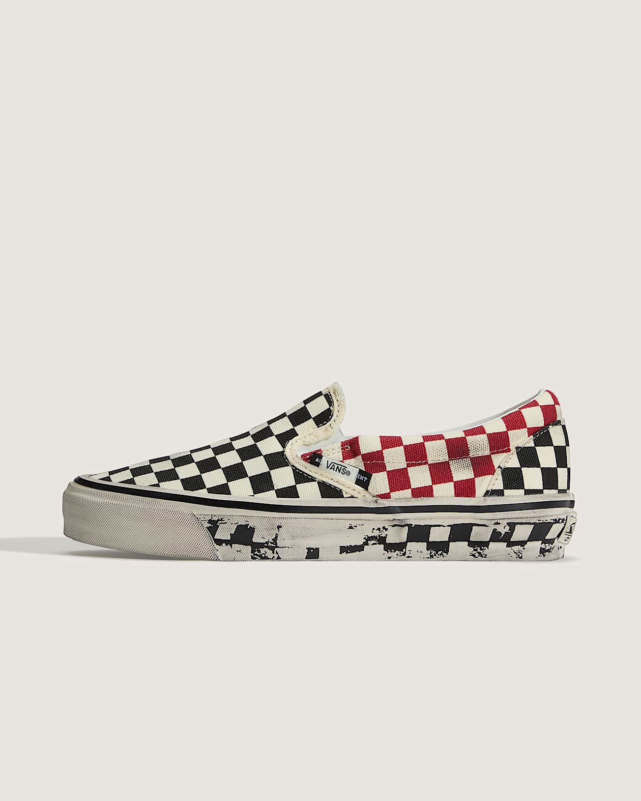 AOD by Slam Jam Premium Classic SlipOn Schuhe VANS SchwarzWei ALT1