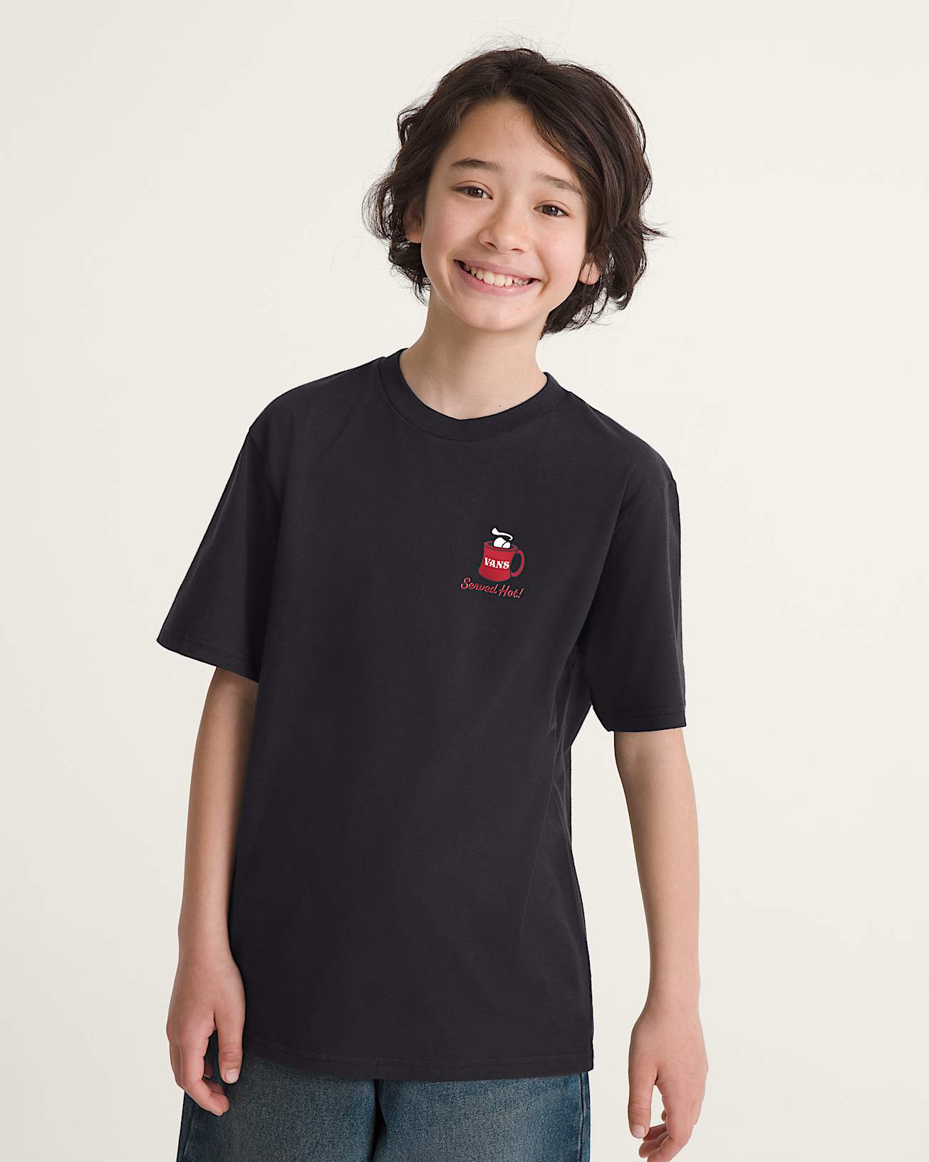 Served Hot SS Tee Black VANS Schwarz alt2