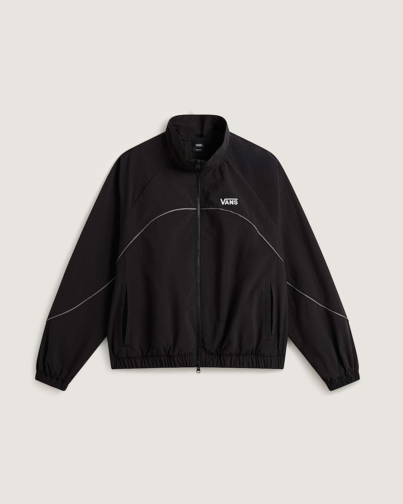 Foster Track Jacket Black VANS Noir hero