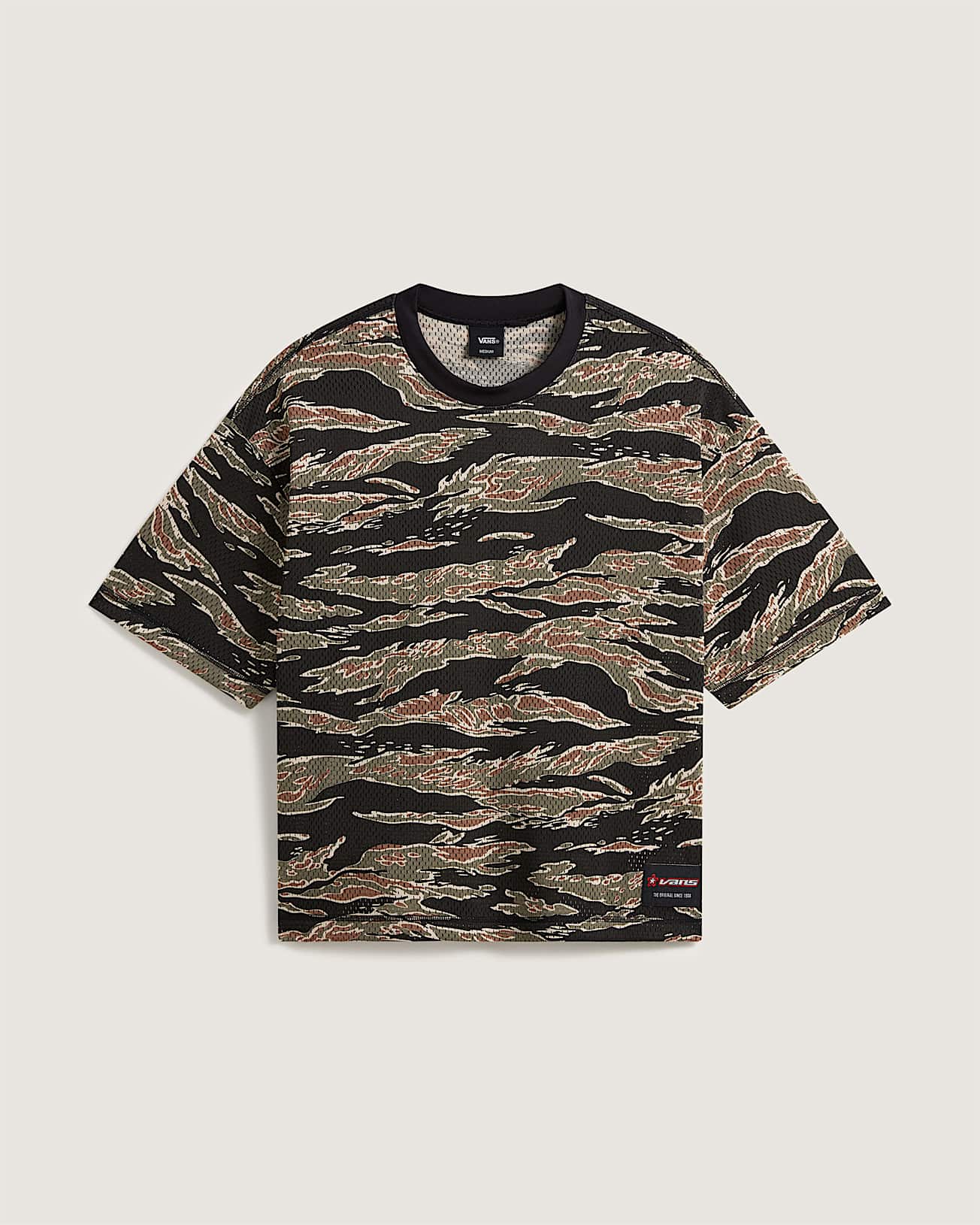 Harris SS Mesh Top TIGER CAMO VANS Cinzento hero