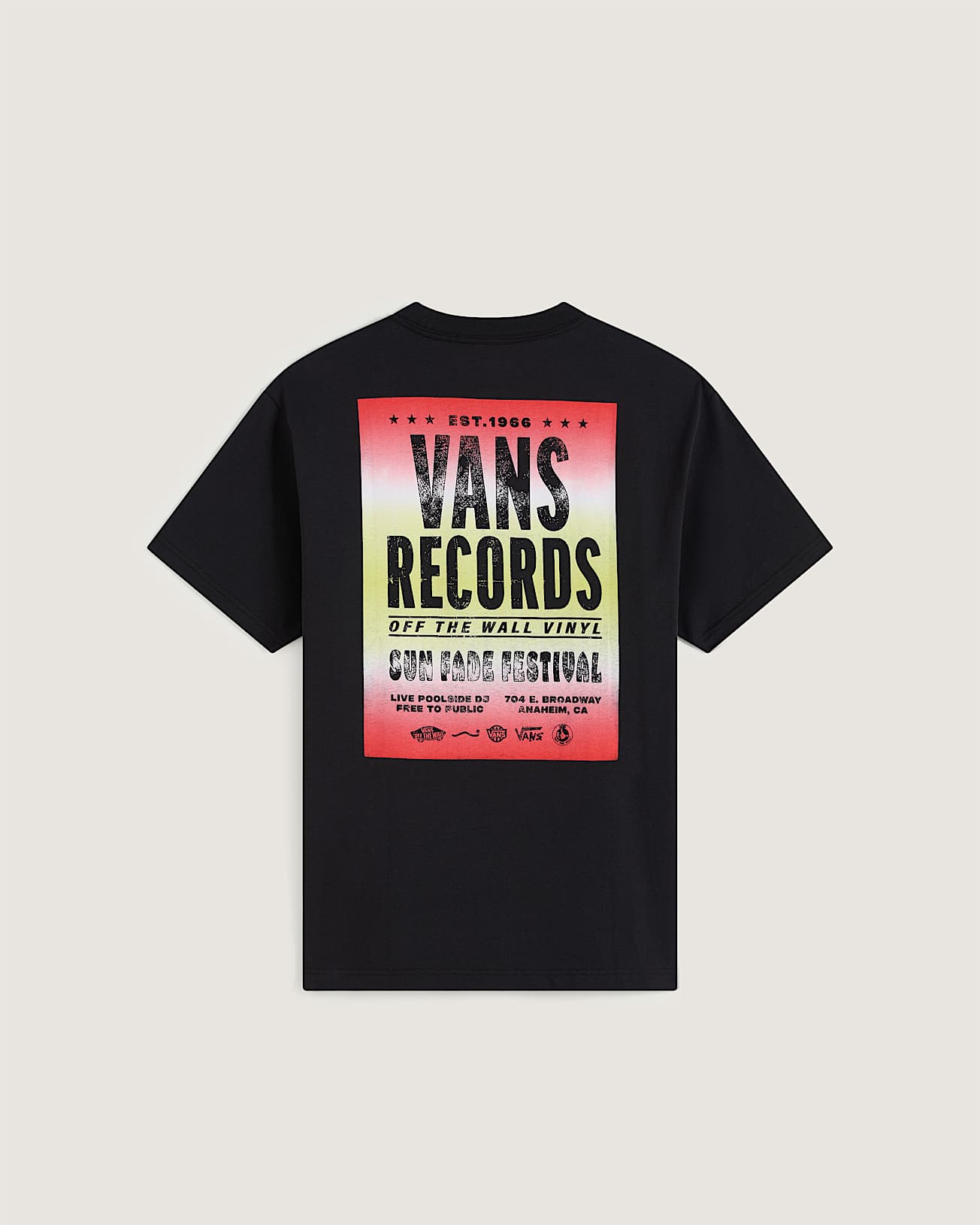 Vans Vinyl SS Tee Black VANS Preto alt1