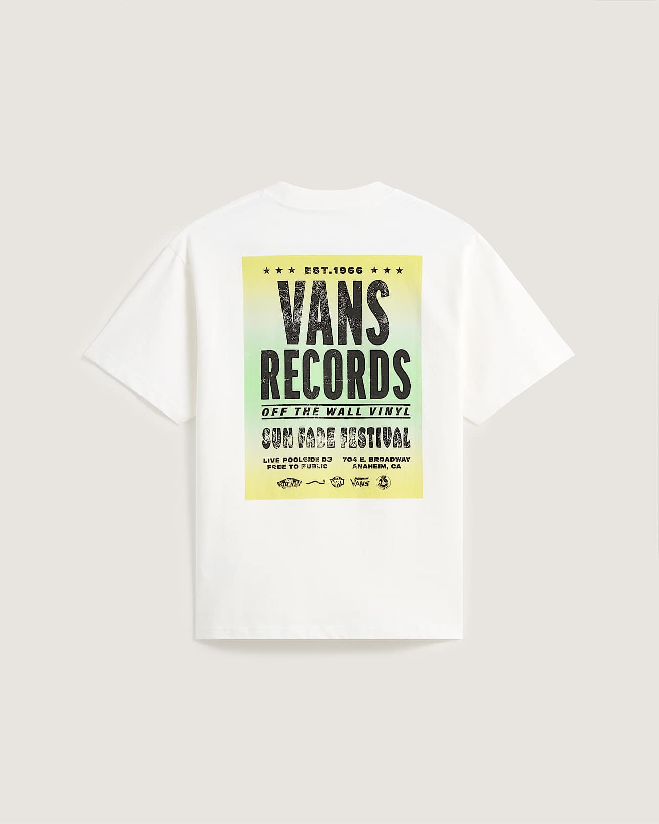 Vans Vinyl SS Tee White VANS Branco alt1