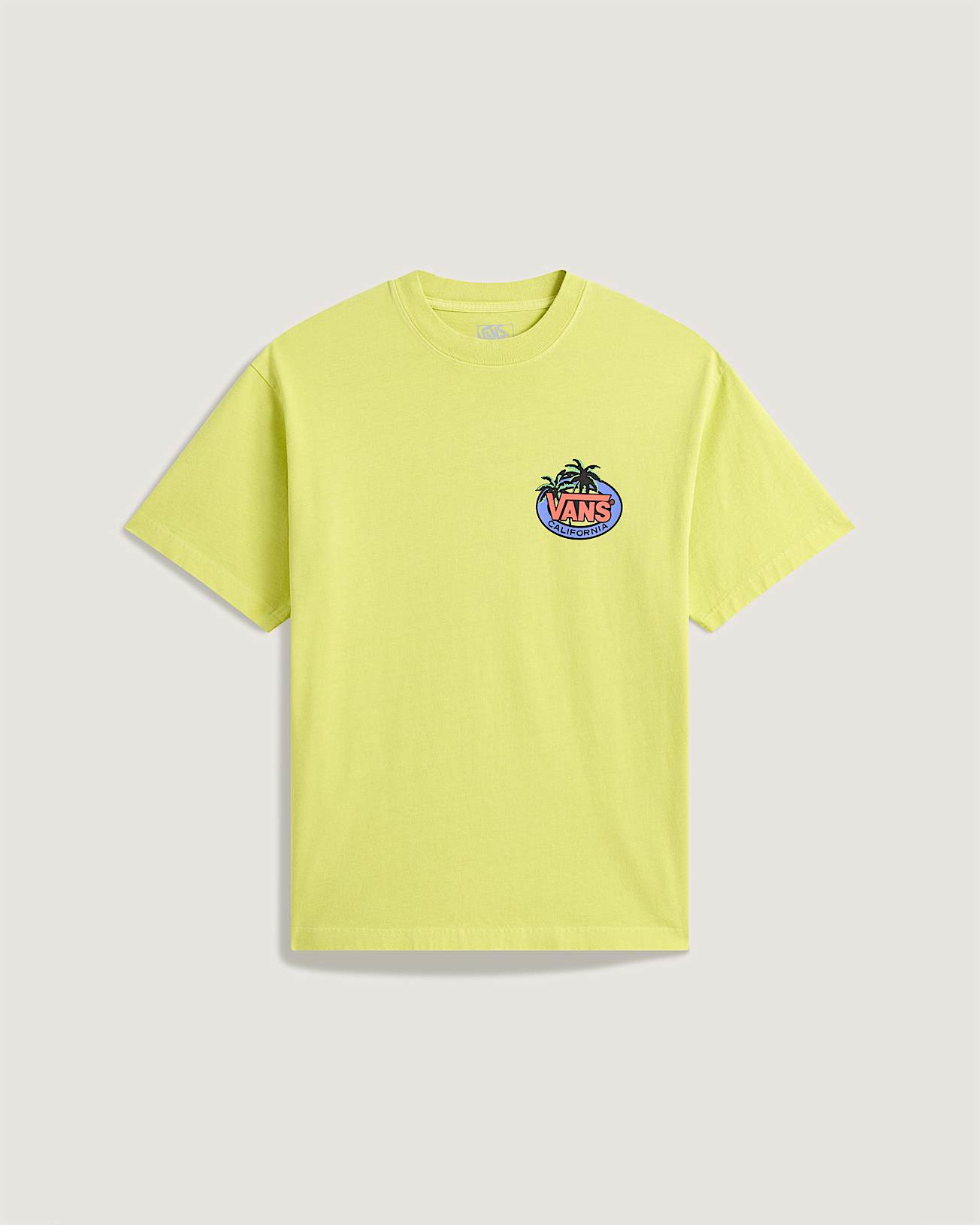 SoCal Palms SS Tee Fluro Lime VANS Amarelo hero