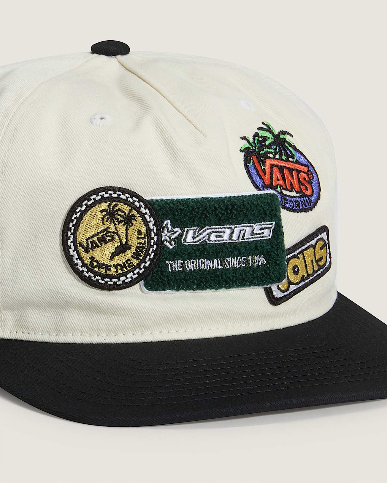 Vans Patched Snapback marshmallow VANS Blanc alt1
