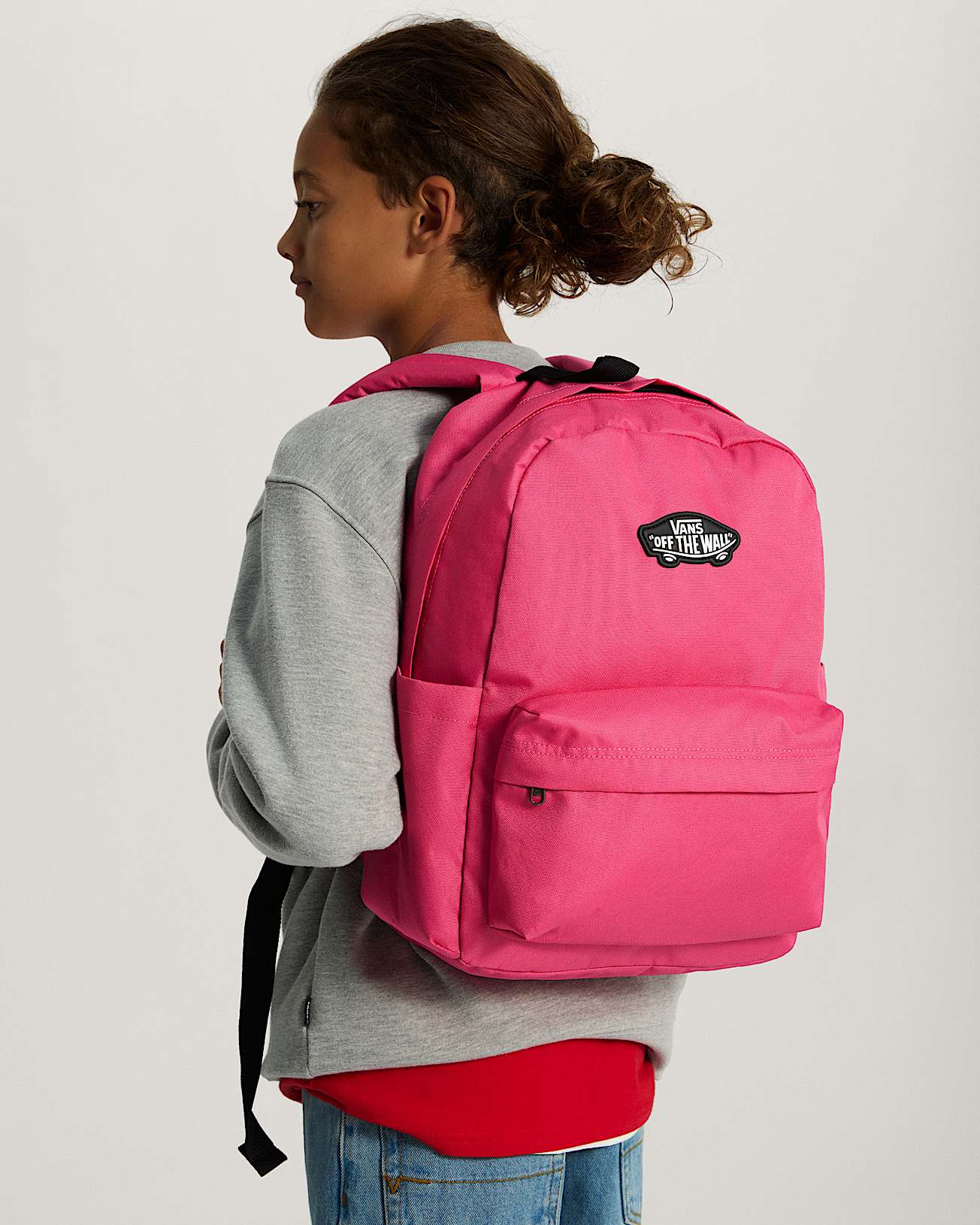 Old Skool Grom Rugzak voor kinderen VANS Roze ALT6