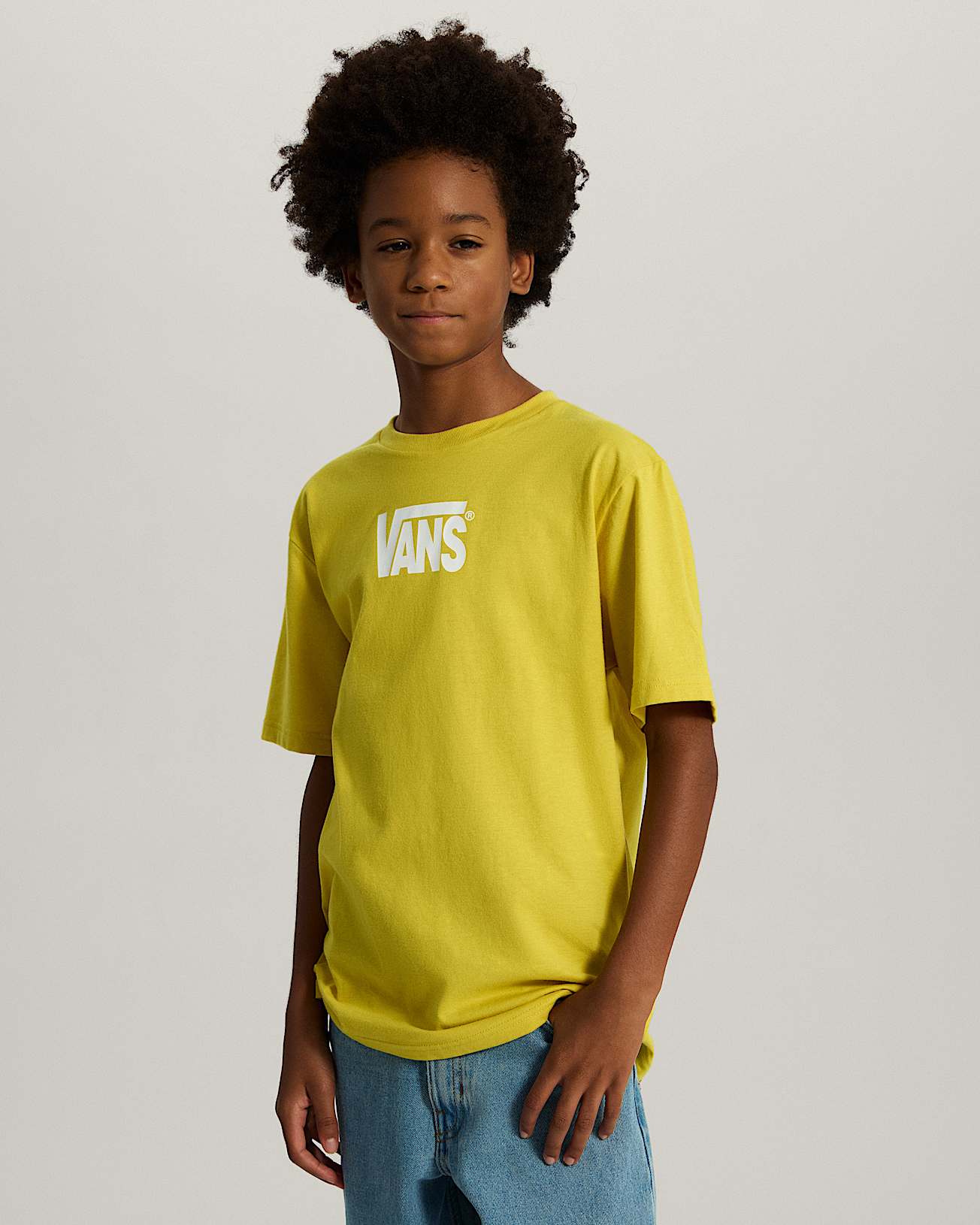 Maglietta Bambinoa Stretch Logo 814 anni VANS Giallo ALT2