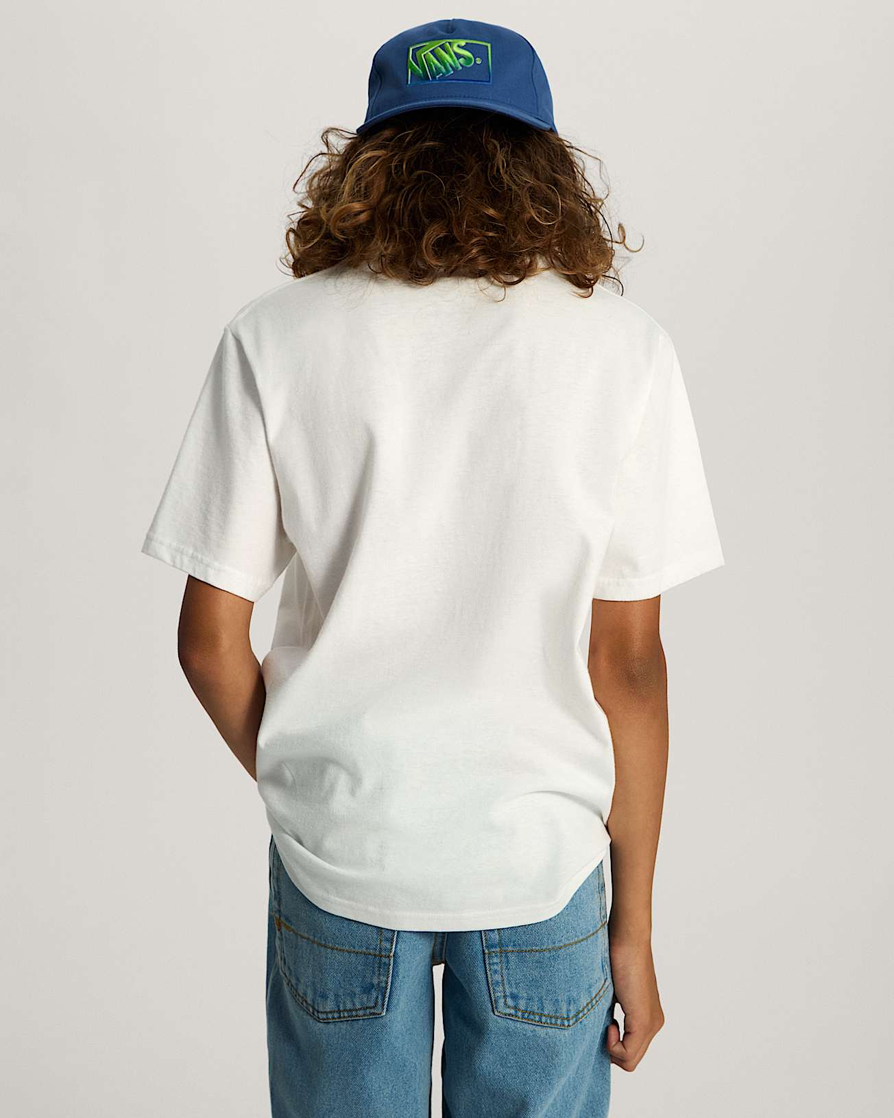 Maglietta Bambinoa Stretch Logo 814 anni VANS Bianco ALT3