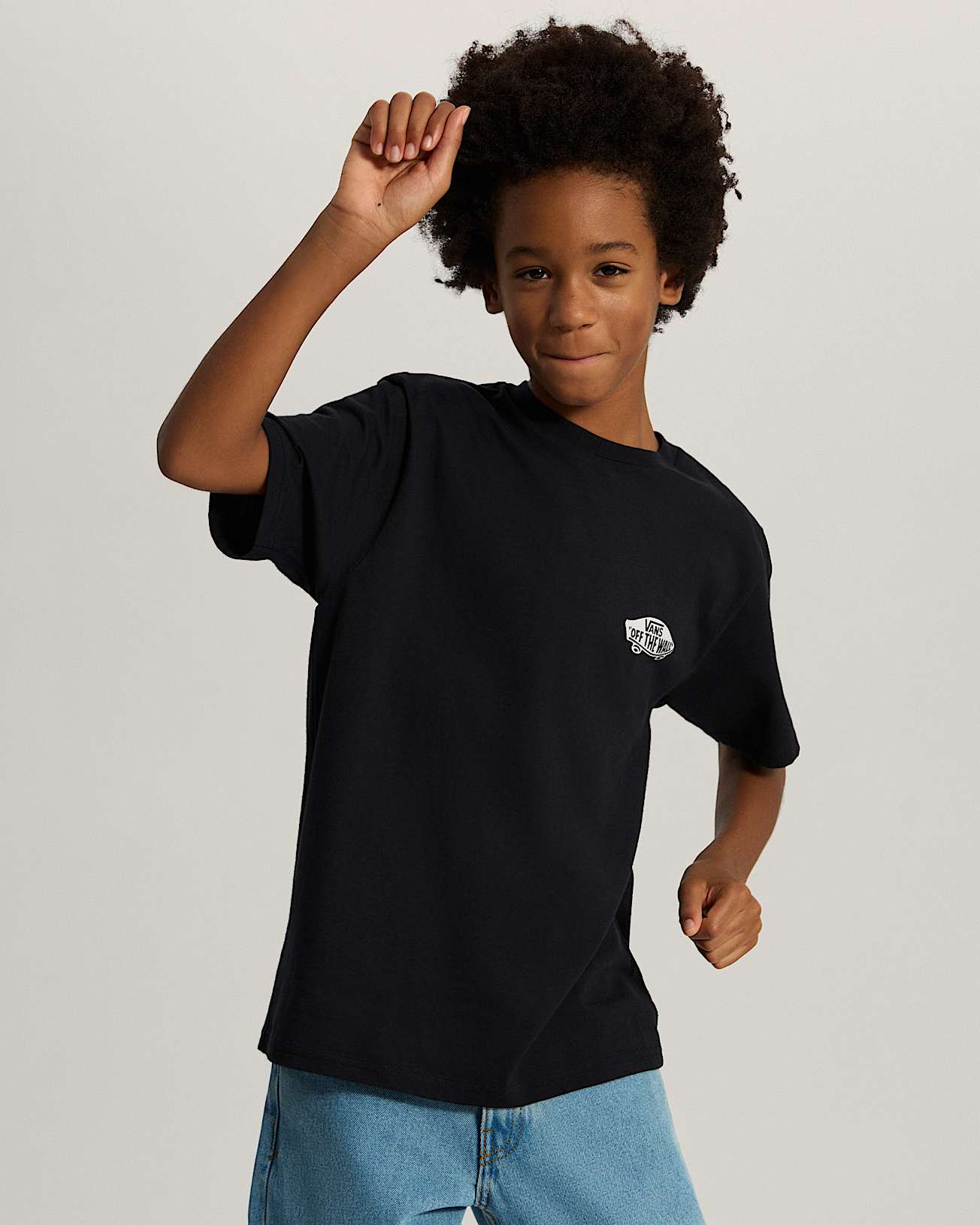 Tshirt Double Standard Enfant 814 ans VANS Noir ALT2
