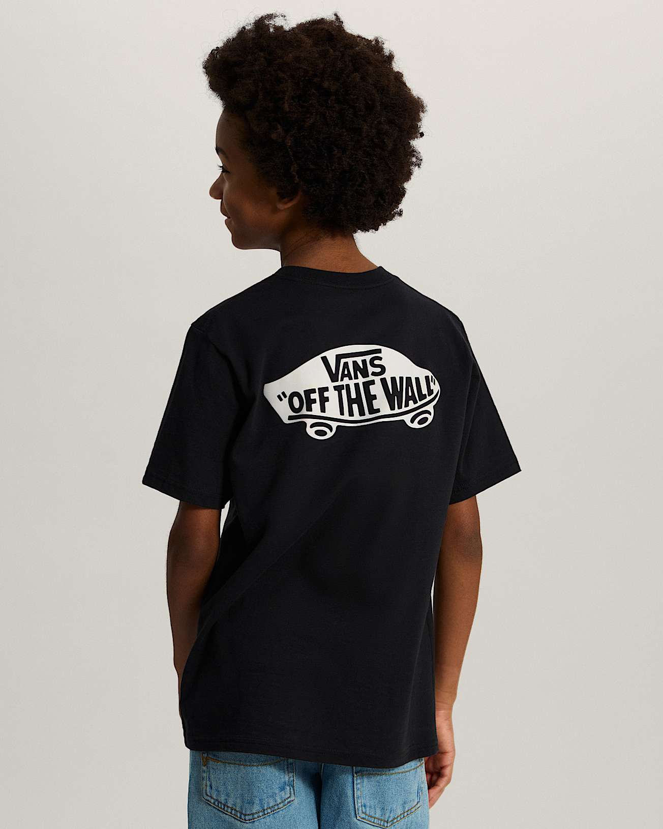 Tshirt Double Standard Enfant 814 ans VANS Noir ALT3