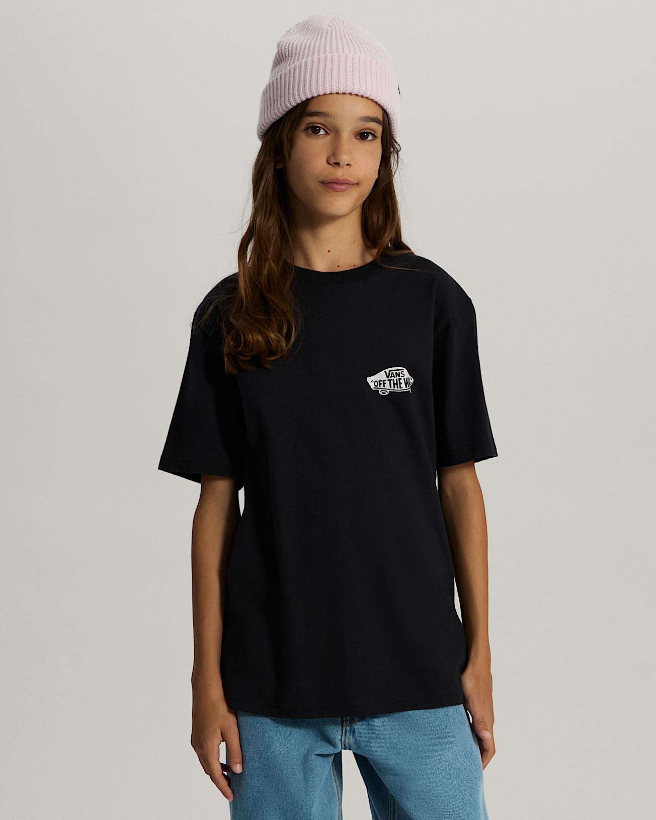 Tshirt Double Standard Enfant 814 ans VANS Noir ALT5
