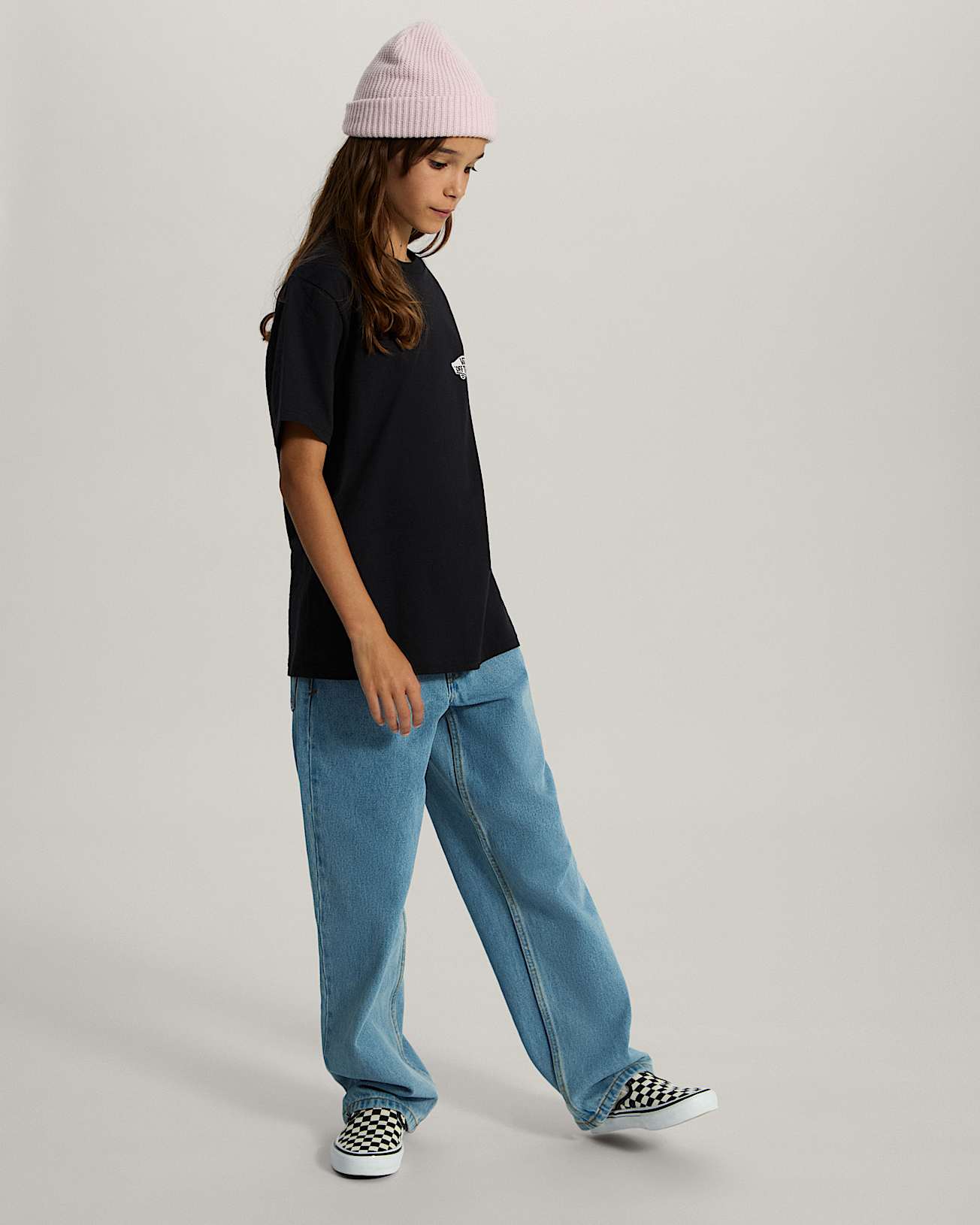 Tshirt Double Standard Enfant 814 ans VANS Noir ALT7