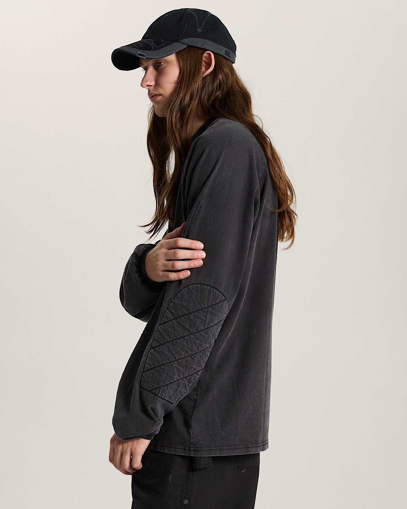 AOD by Slam Jam Lasered Langarmshirt VANS Schwarz ALT4