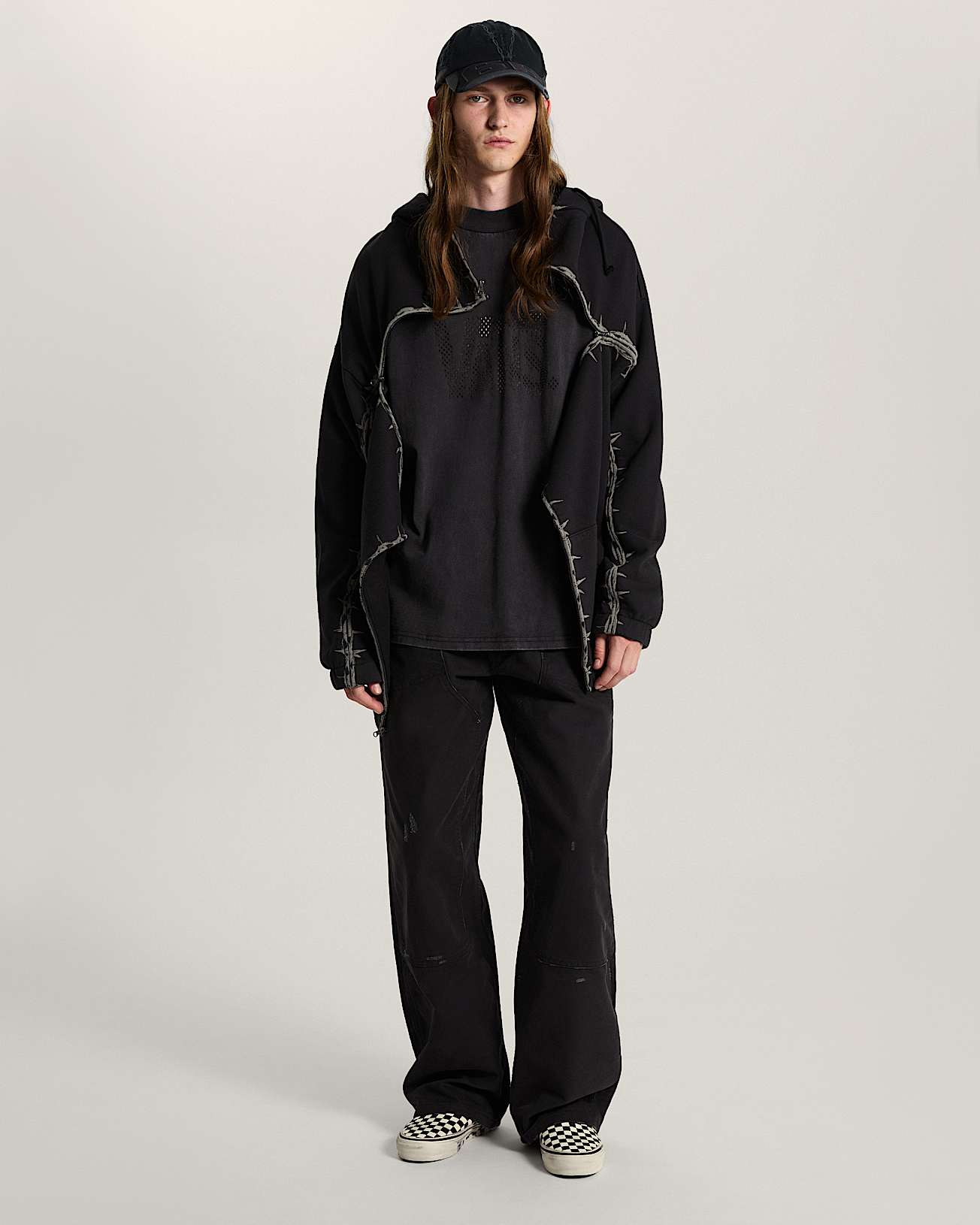 AOD by Slam Jam Lasered Langarmshirt VANS Schwarz ALT5