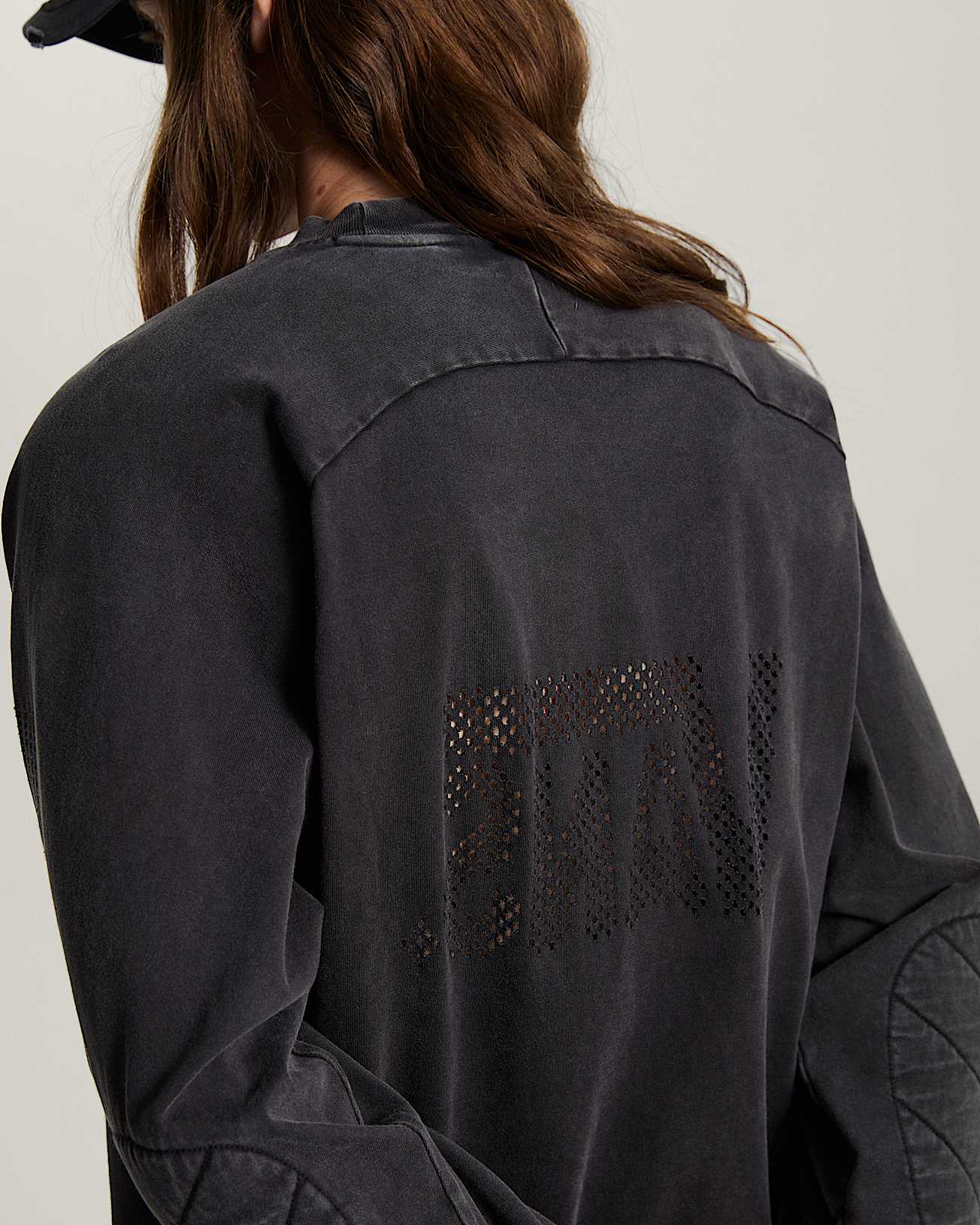 AOD by Slam Jam Lasered Langarmshirt VANS Schwarz ALT6