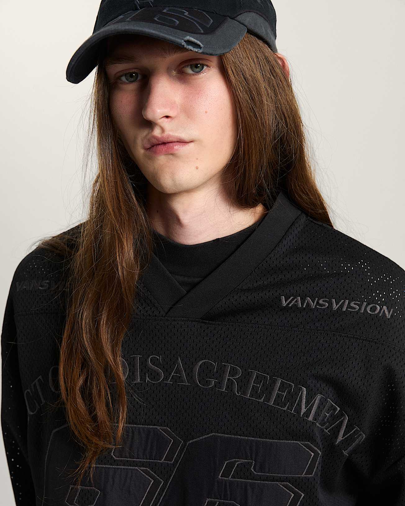 AOD by Slam Jam Mesh TShirt VANS Schwarz ALT5
