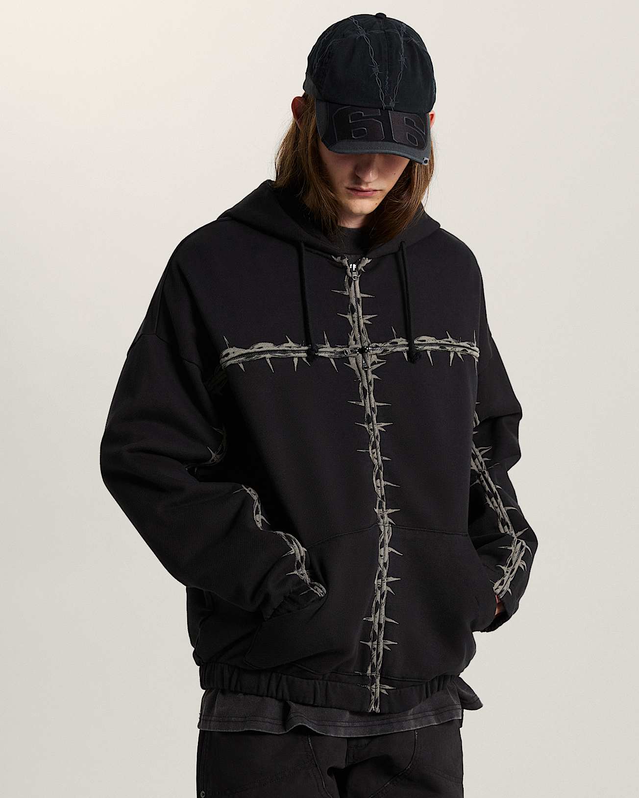 AOD by Slam Jam T Kapuzenjacke VANS Schwarz ALT2