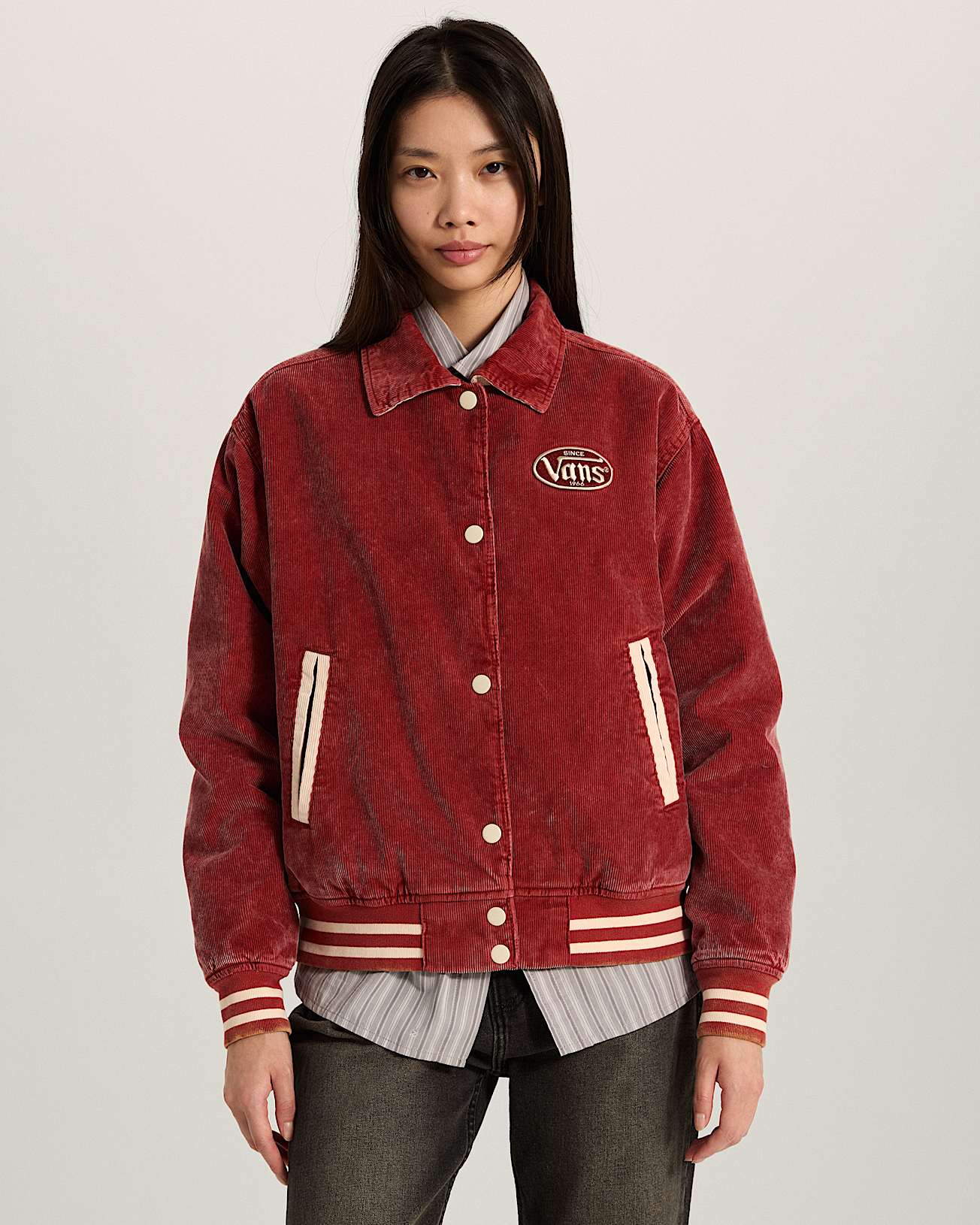 Milliken Varsity Jacket VANS Red ALT2