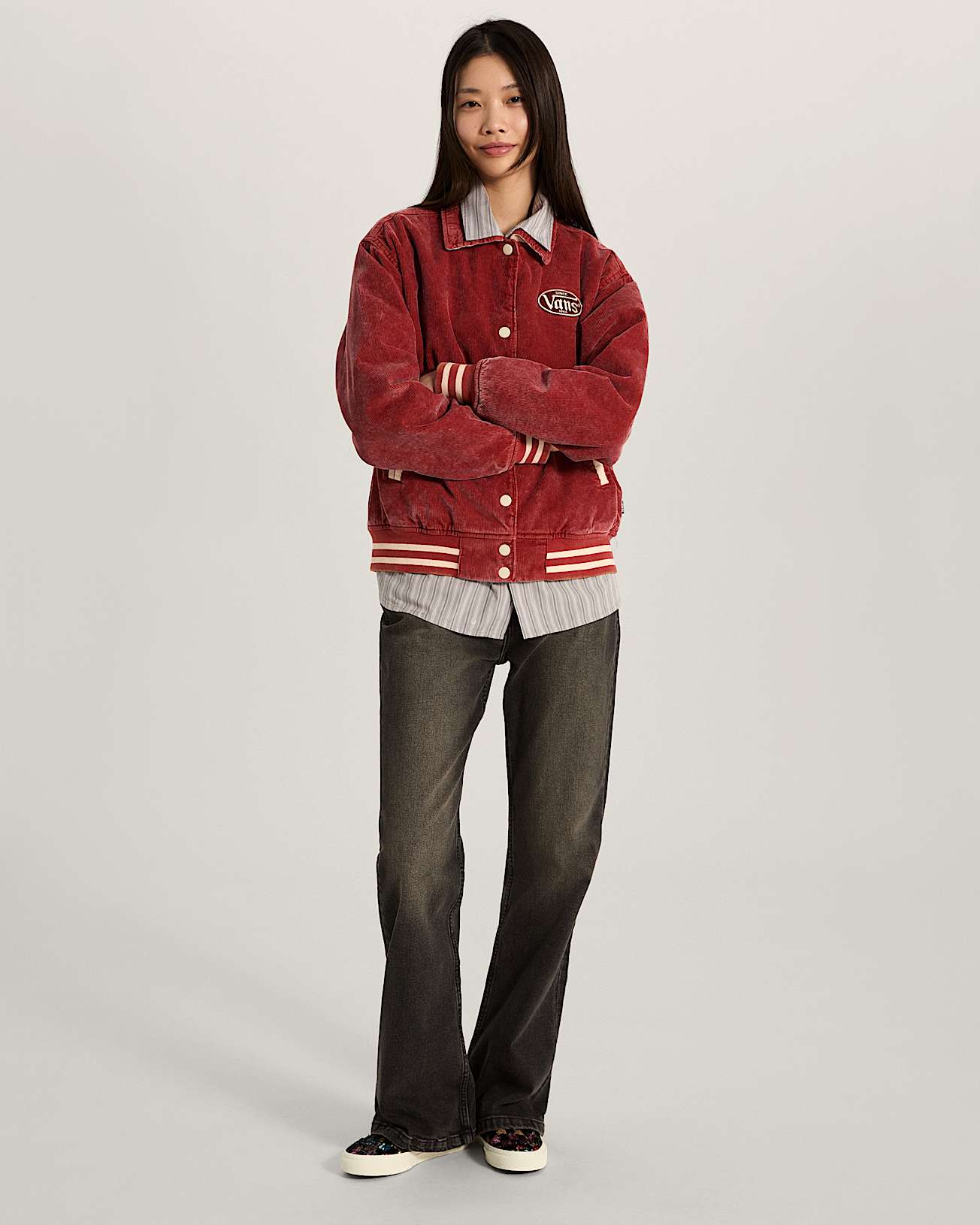 Milliken Varsity Jacket VANS Red ALT5