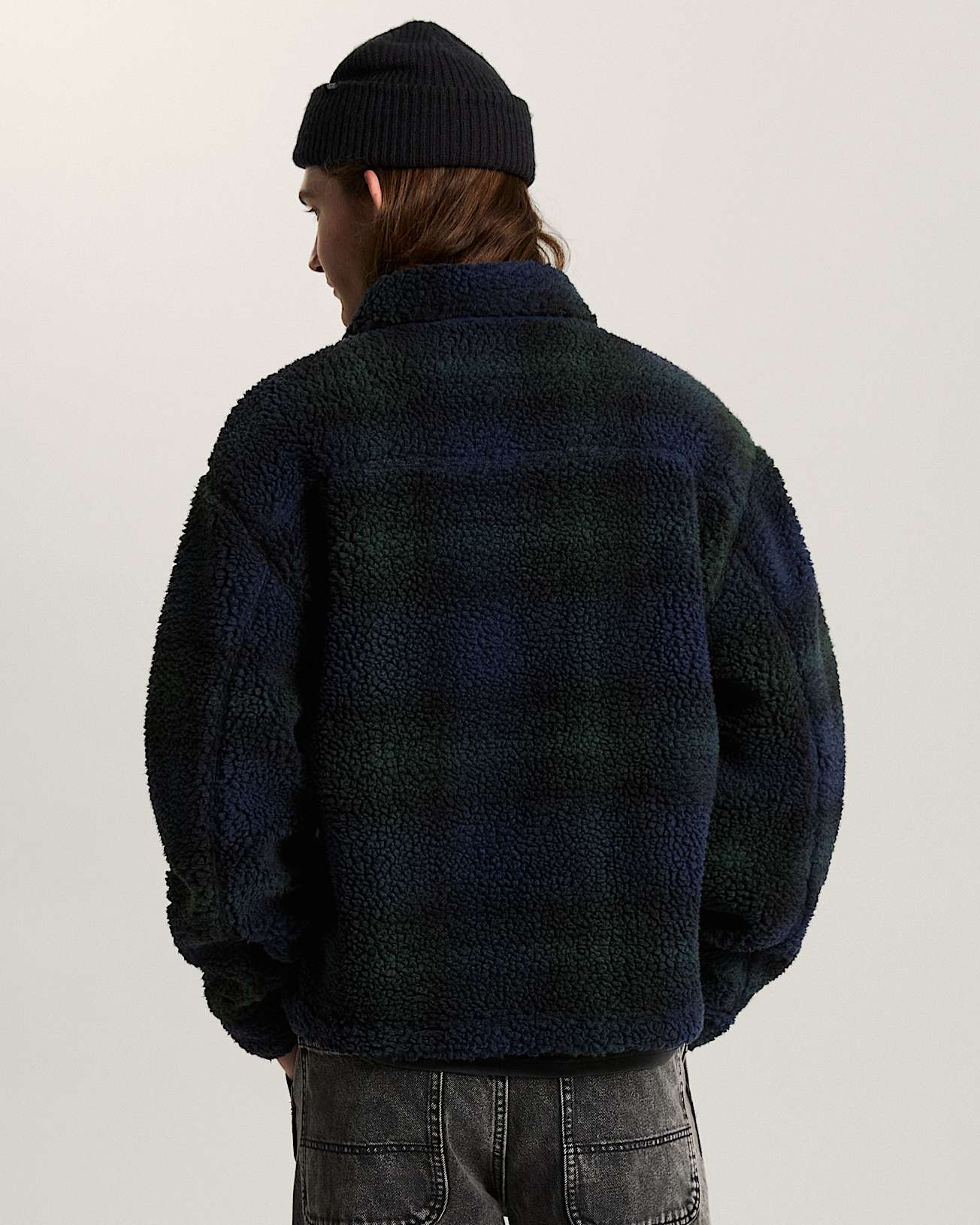 Veste Yukon High Pile Jacquard VANS Bleu ALT3