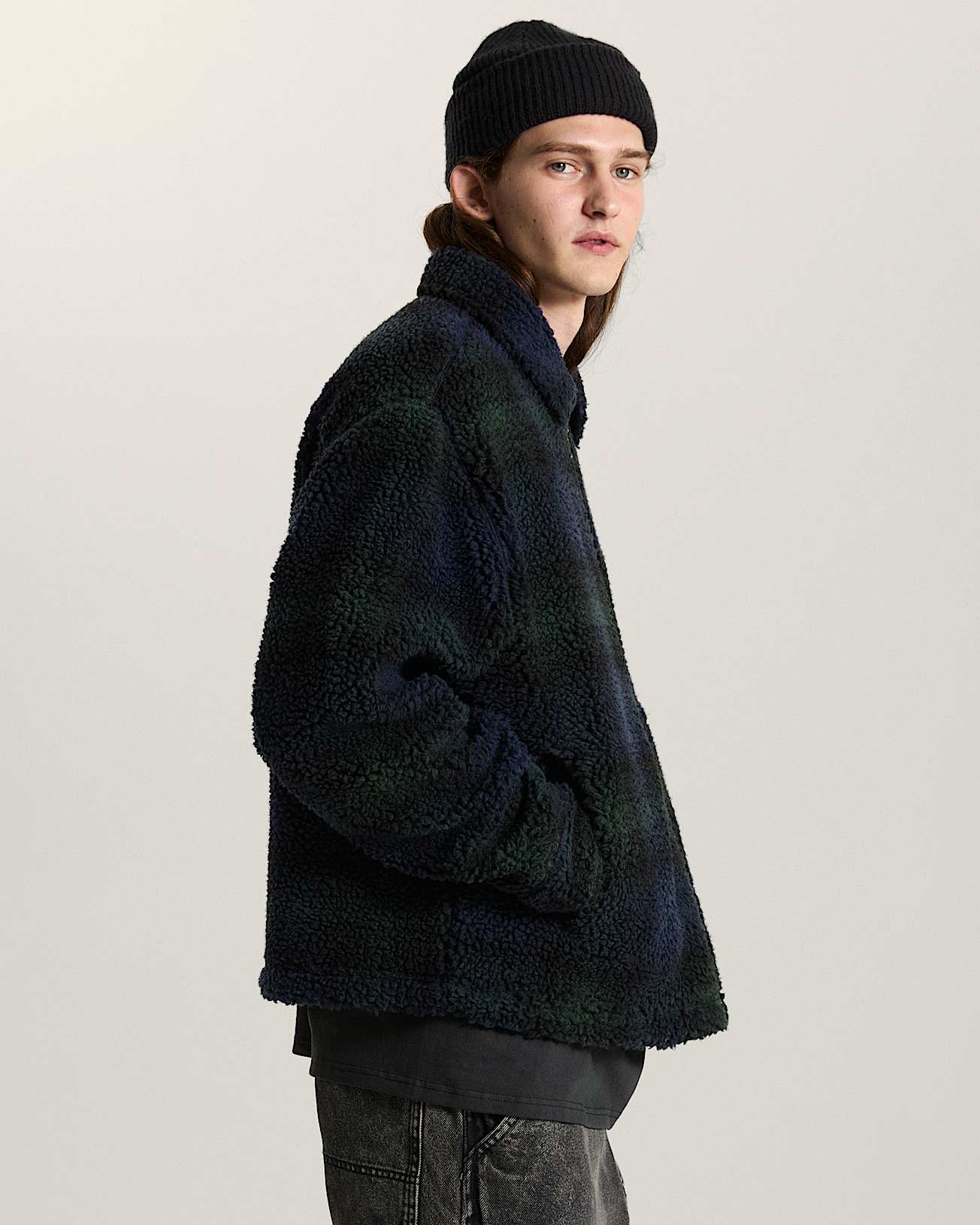 Veste Yukon High Pile Jacquard VANS Bleu ALT4