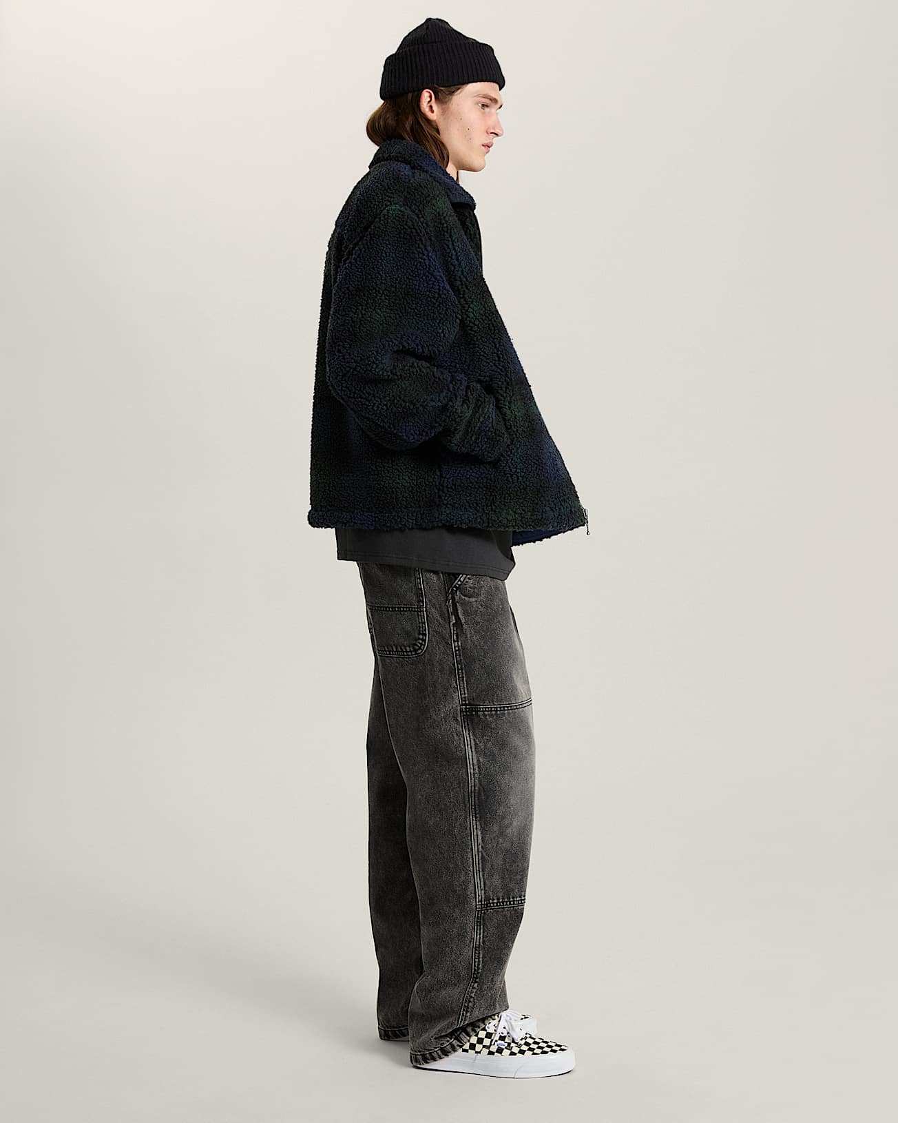 Veste Yukon High Pile Jacquard VANS Bleu ALT5