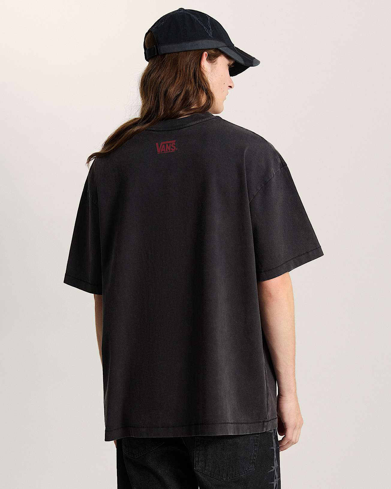 AOD by Slam Jam Braces Tee VANS Black ALT3