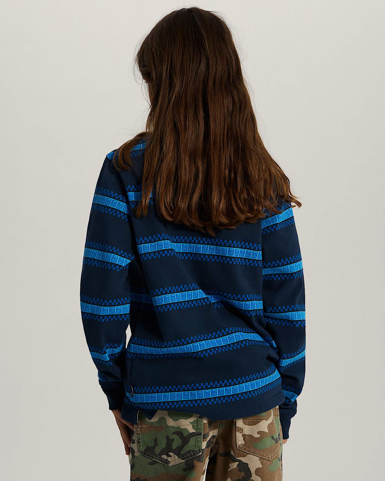 Kids V Rugby Langarmshirt 814 Jahre VANS Blau ALT7