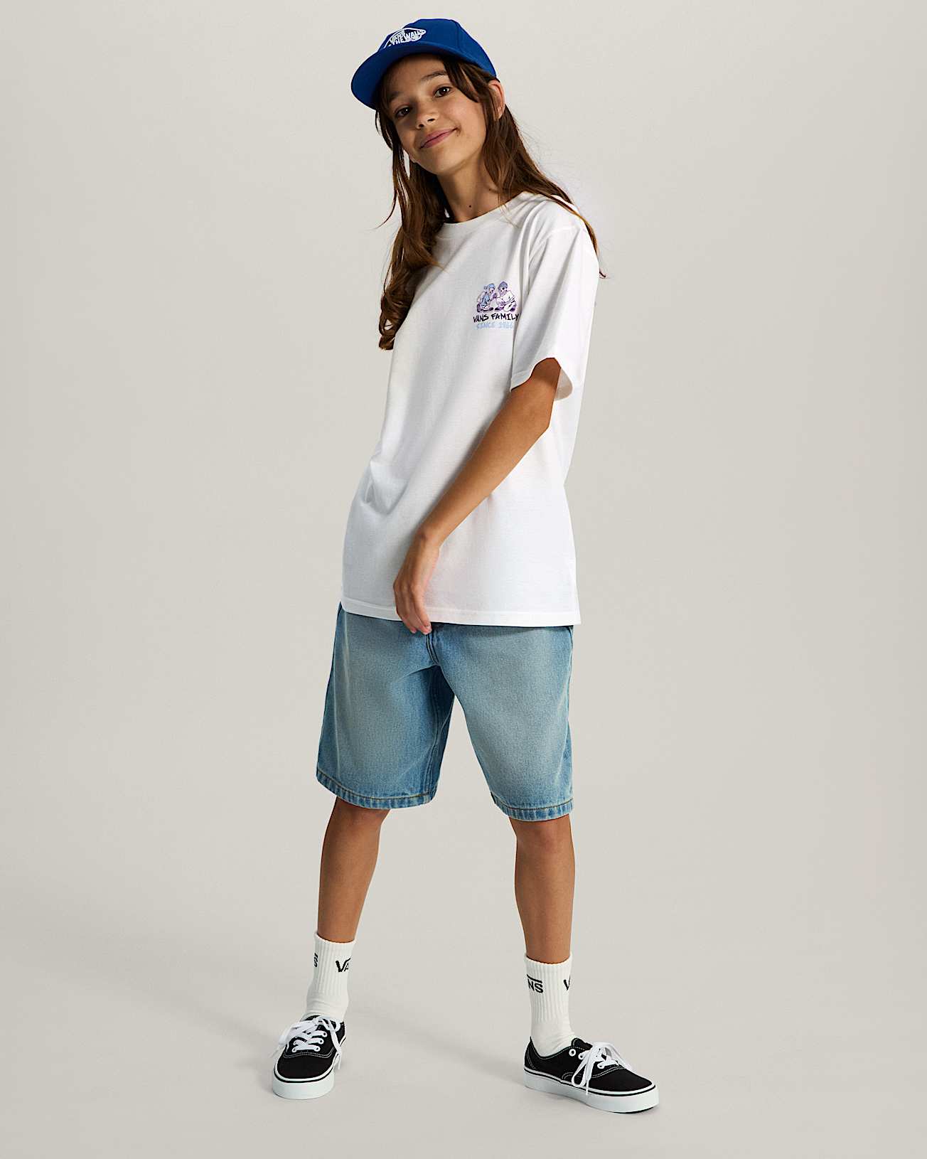 Tshirt Checker Bros Enfant 814 ans VANS Blanc ALT4