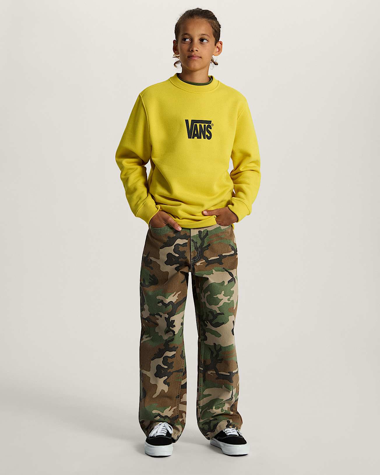 Jean Check5 Baggy AOP Denim Ado 814 ans VANS Vert ALT5