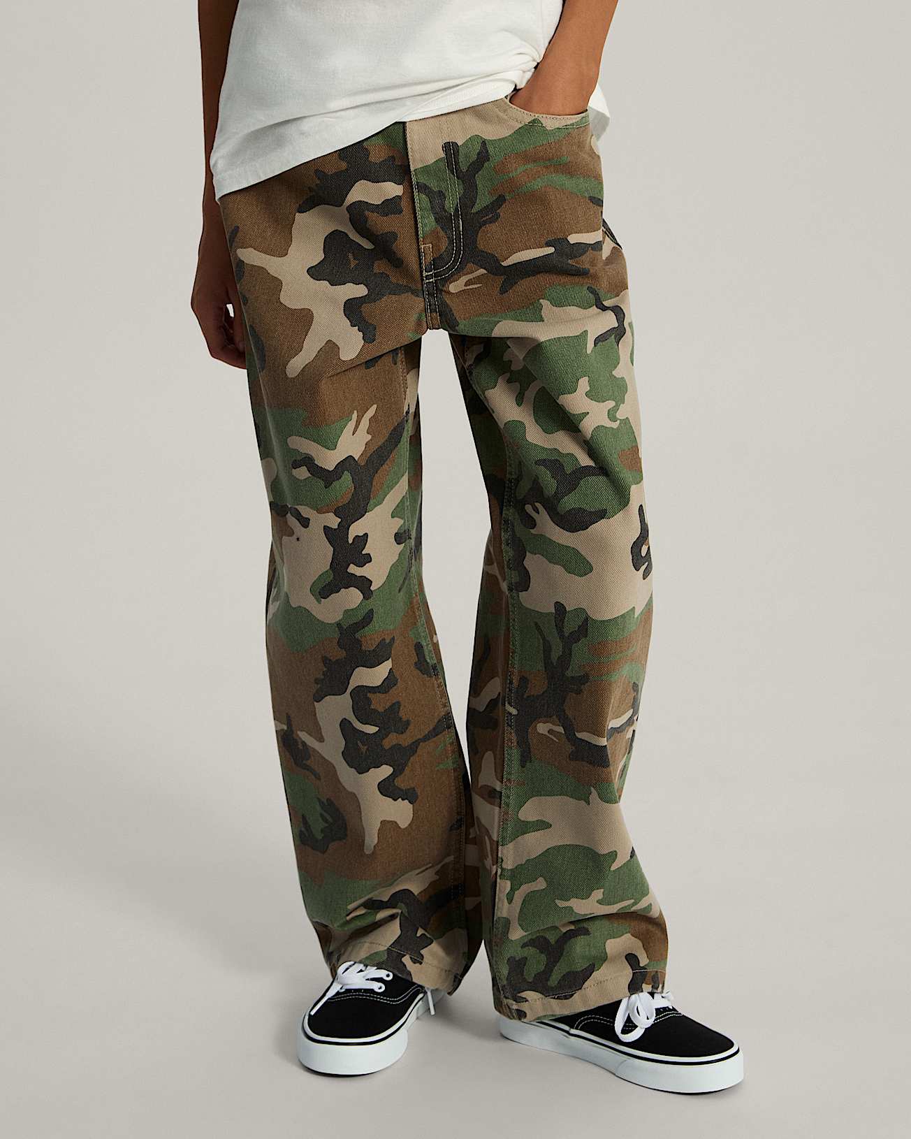 Jean Check5 Baggy AOP Denim Ado 814 ans VANS Vert ALT6