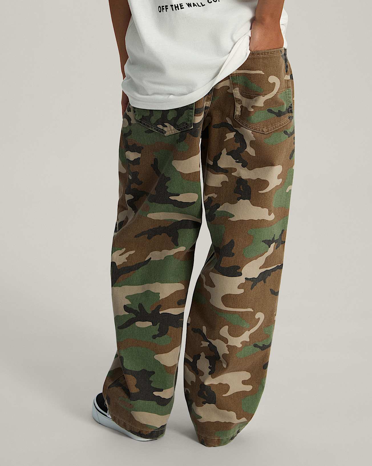 Jean Check5 Baggy AOP Denim Ado 814 ans VANS Vert ALT7