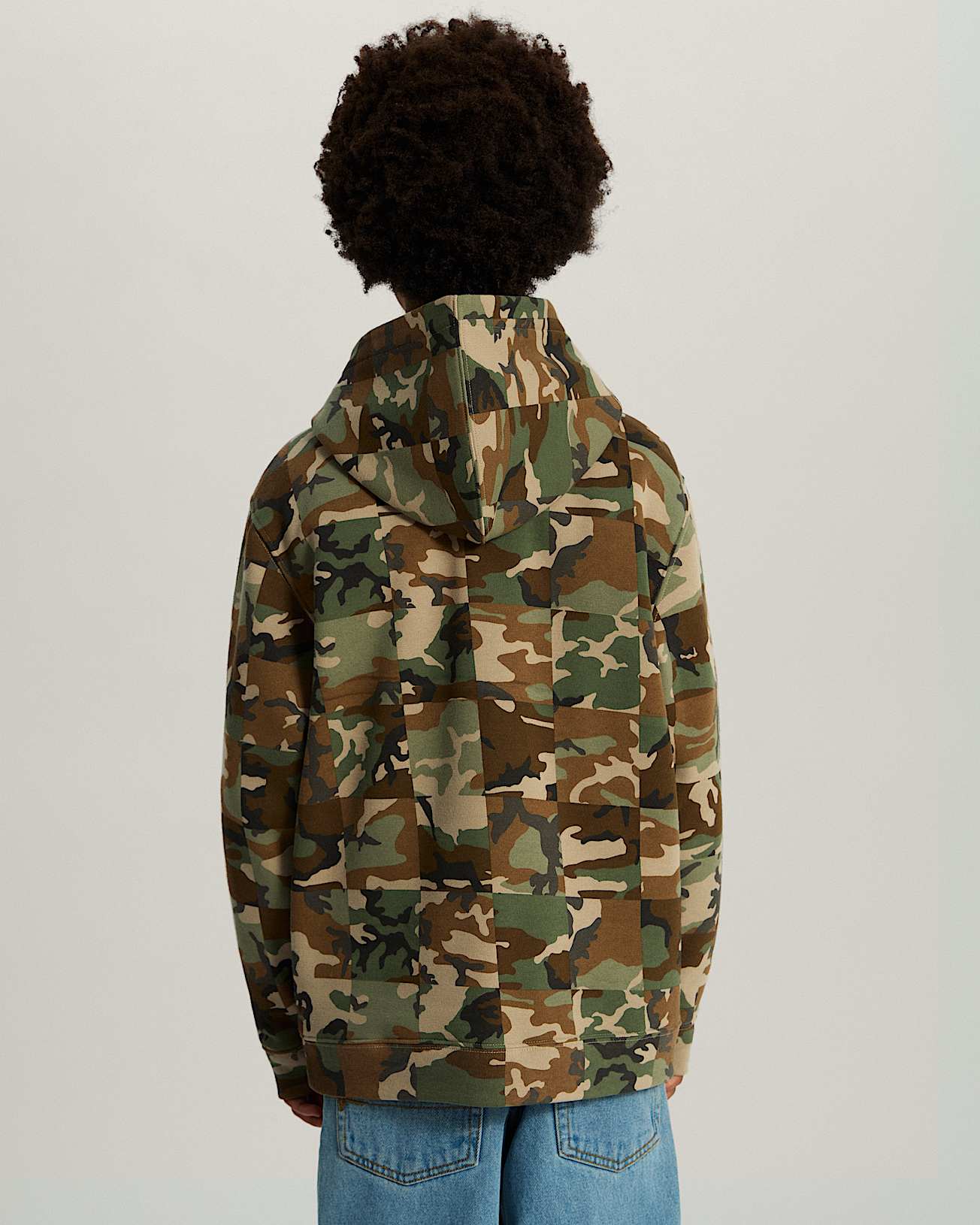 Checker Camo Hoodie voor kinderen 814 jaar VANS Bruin ALT3
