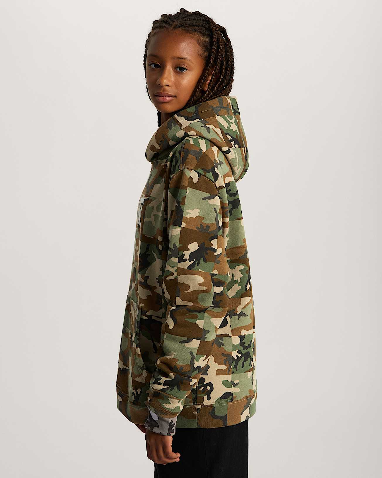 Checker Camo Hoodie voor kinderen 814 jaar VANS Bruin ALT8