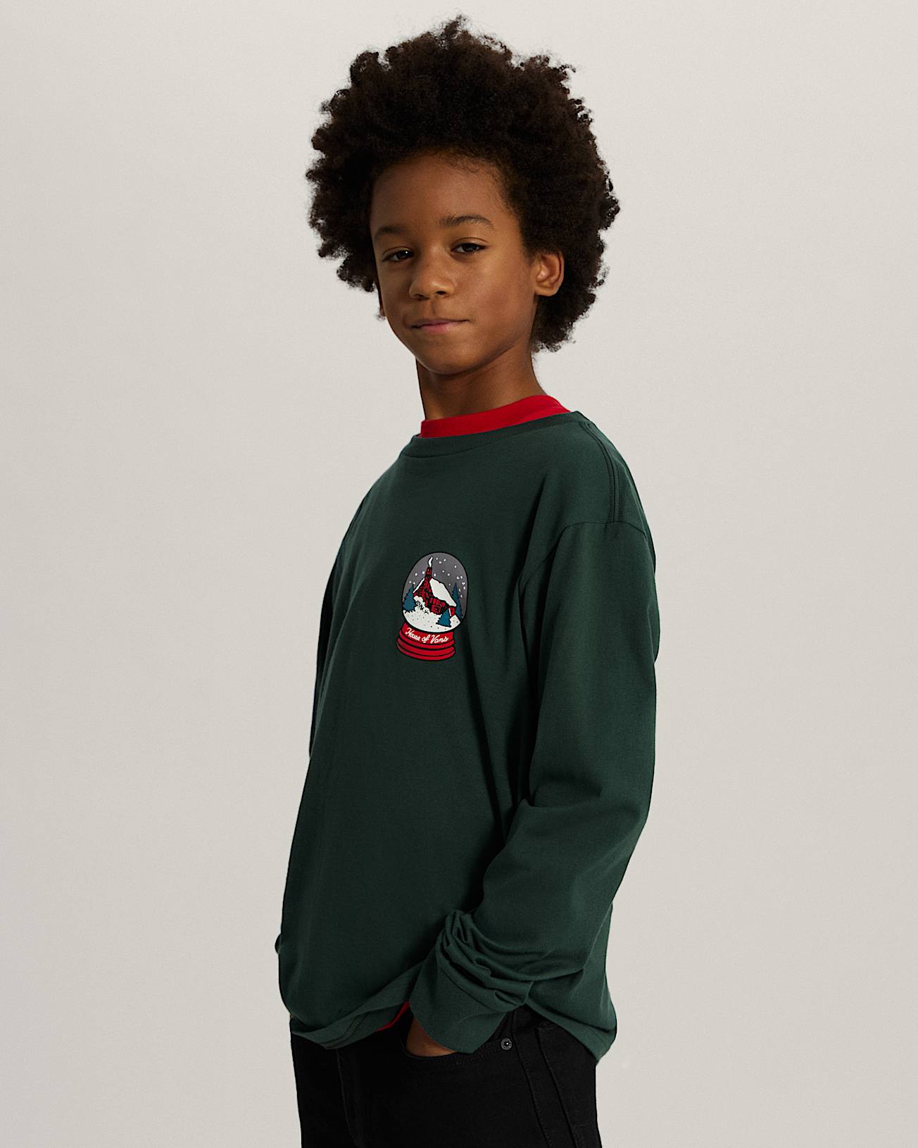 Tshirt Cut Your Own Ls Ado 814 ans VANS Vert ALT2