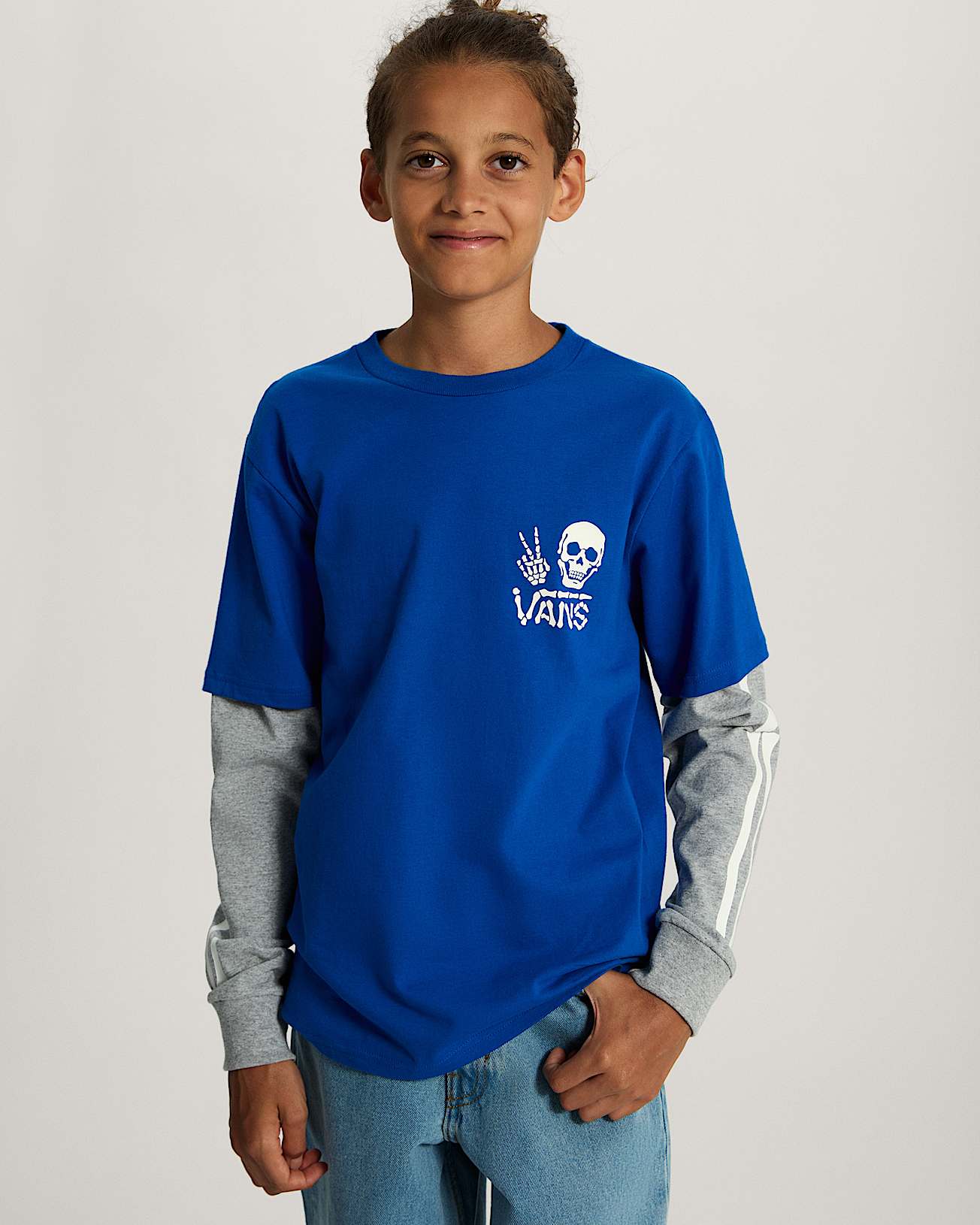 Tshirt Arm Bones Twofer Enfant 814 ans VANS Bleu ALT2