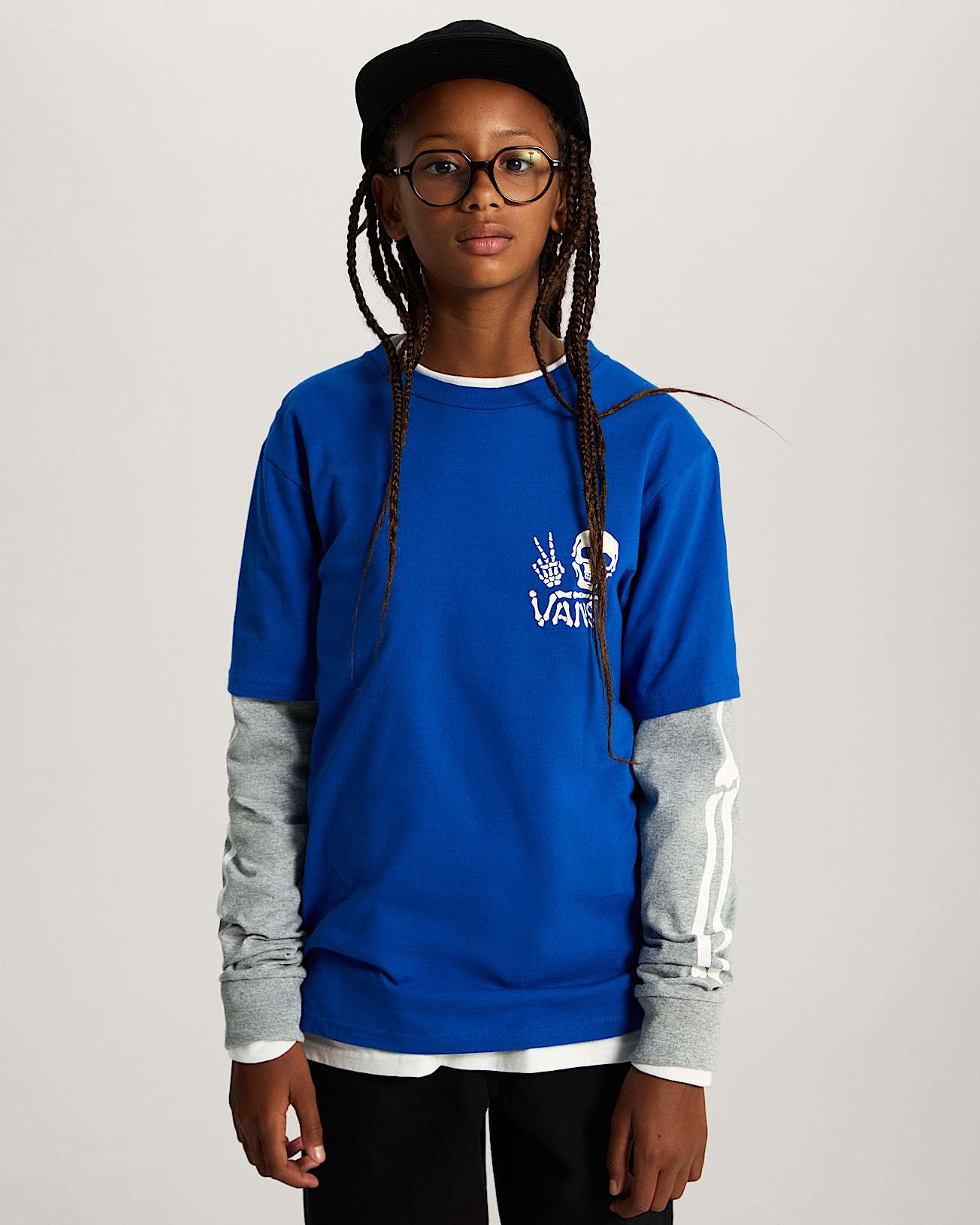 Tshirt Arm Bones Twofer Enfant 814 ans VANS Bleu ALT5